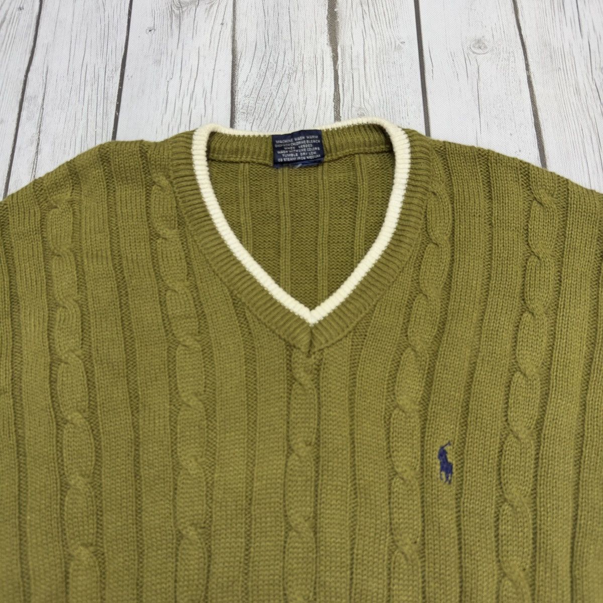 Polo Ralph Lauren × Vintage Vintage Polo sweater Size US M / EU 48-50 / 2 - 3 Thumbnail