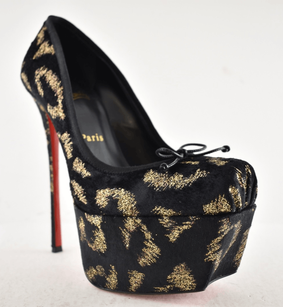 Christian Louboutin Cassia Nodo Alta 160 Black Platform Ballet Heel Pump 36 Size US 6 / IT 36 - 4 Thumbnail