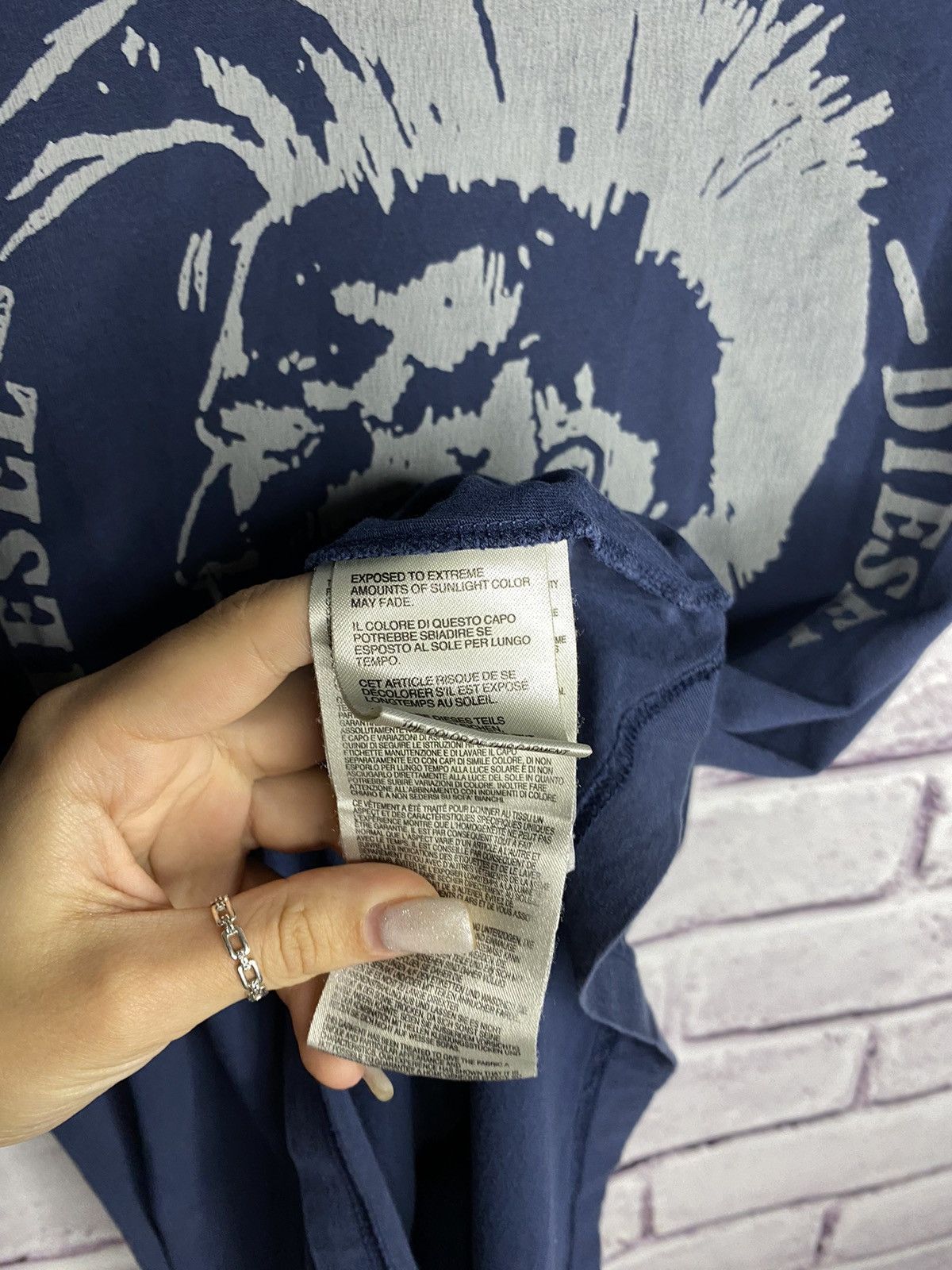 Diesel Men's T-shirt Diesel overprint logo tee streetwear luxury Size US S / EU 44-46 / 1 - 8 Thumbnail