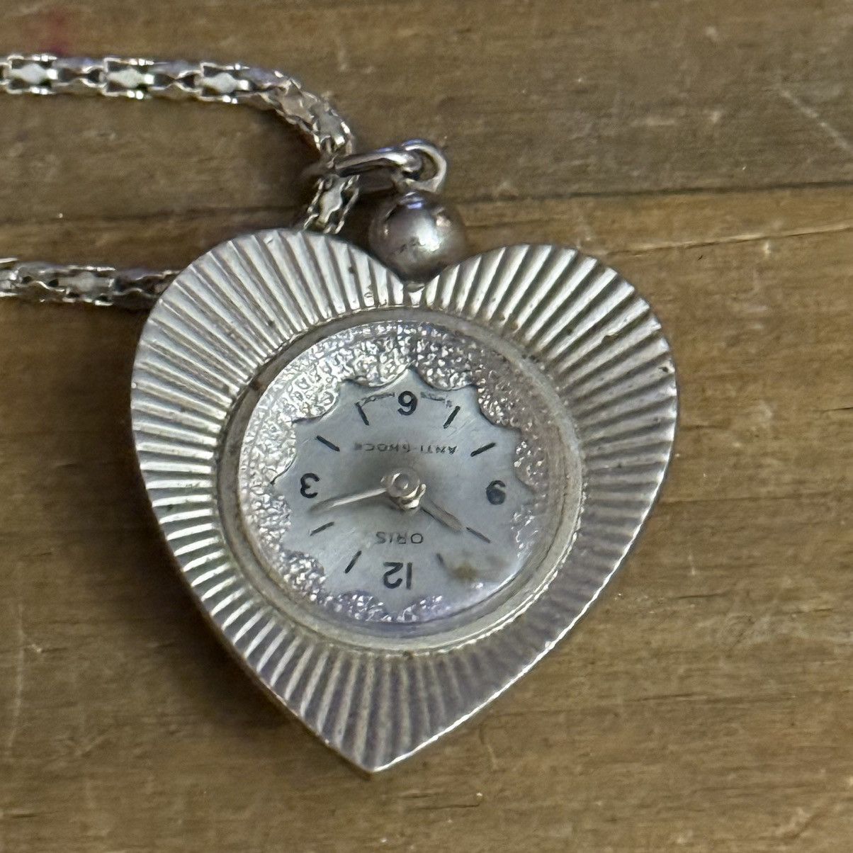 Vintage Vintage Oris heart shaped mechanical watch pendant necklace Size ONE SIZE - 4 Thumbnail