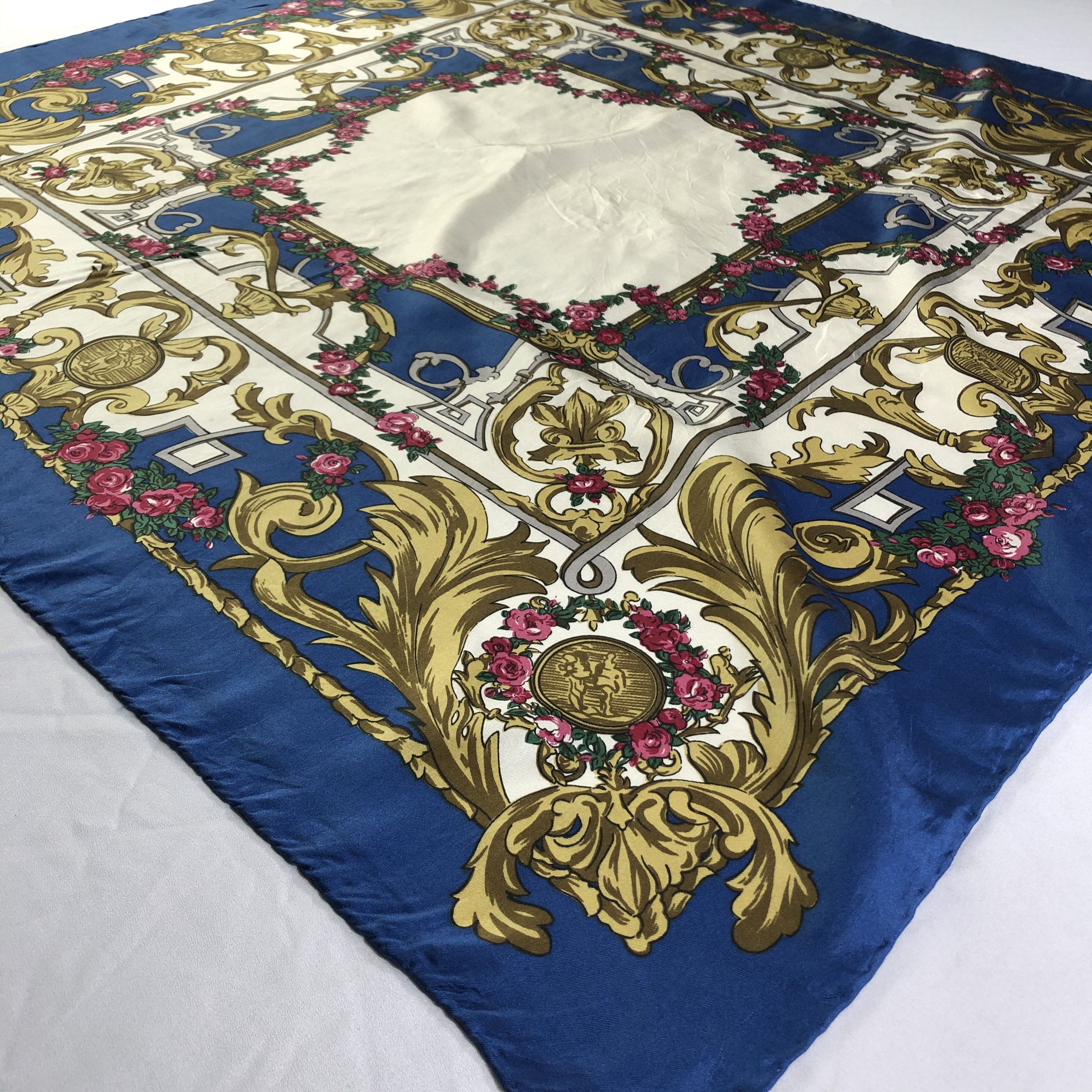 Vintage Vintage Silk Scarf Size ONE SIZE - 4 Thumbnail