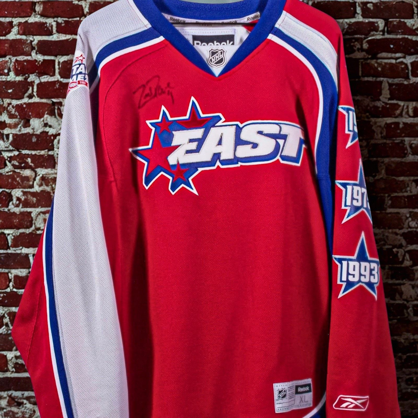 Reebok Zach Parise '09 NHL All Star Jersey Signed Auto Reebok XL Size US XL / EU 56 / 4 - 4 Thumbnail