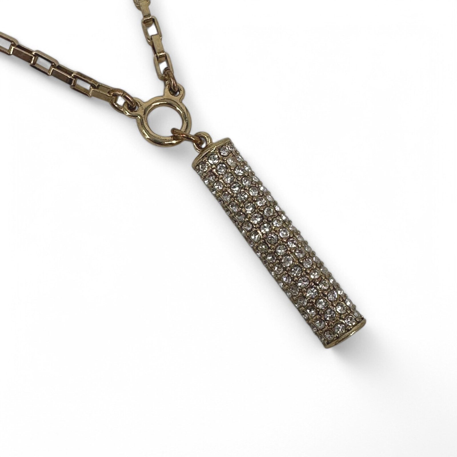 Ann Taylor Ann Taylor Long Statement Necklace Goldtone Chain Pendant Size ONE SIZE - 3 Thumbnail