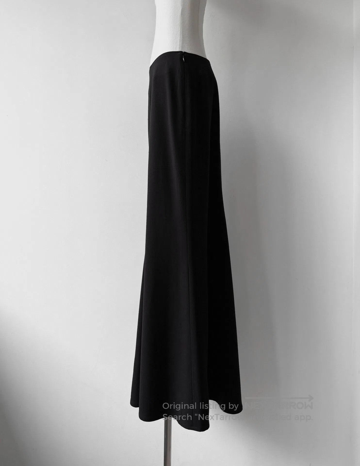 Yohji Yamamoto Yohji Yamamoto 24AW Swing Tail Maxi Skirt. Size 37" - 2 Thumbnail