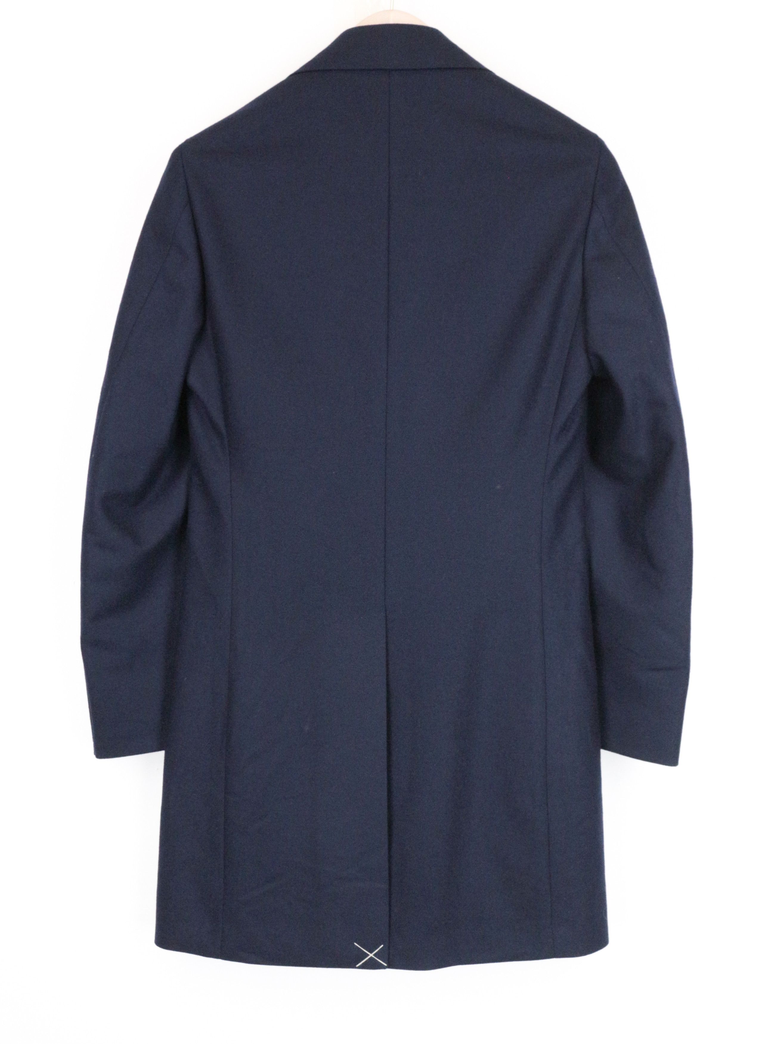 Suitsupply VICENZA UK30R Blue Wool Coat 67242 Size US XXS / EU 40 - 2 Thumbnail