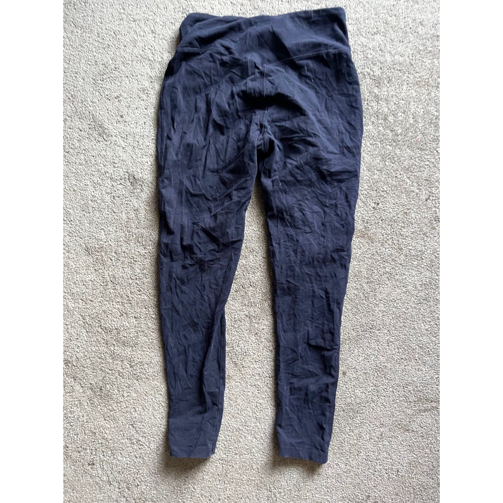 Vintage Marika Leggings Size Large Navy Blue Women Fitness Activewear Skinny Ankle Style Size 36" / US 14 / IT 50 - 3 Thumbnail