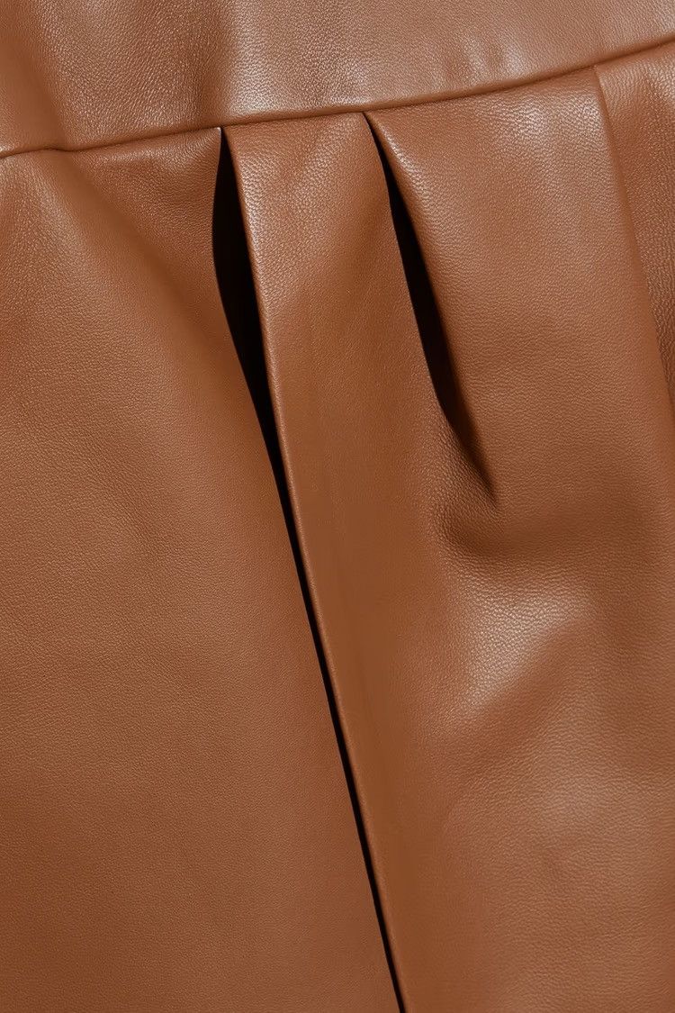 Alexandre Vauthier ALEXANDRE VAUTHIER Strapless gathered leather Dress MSRP4463 Size M / US 6-8 / IT 42-44 - 4 Thumbnail
