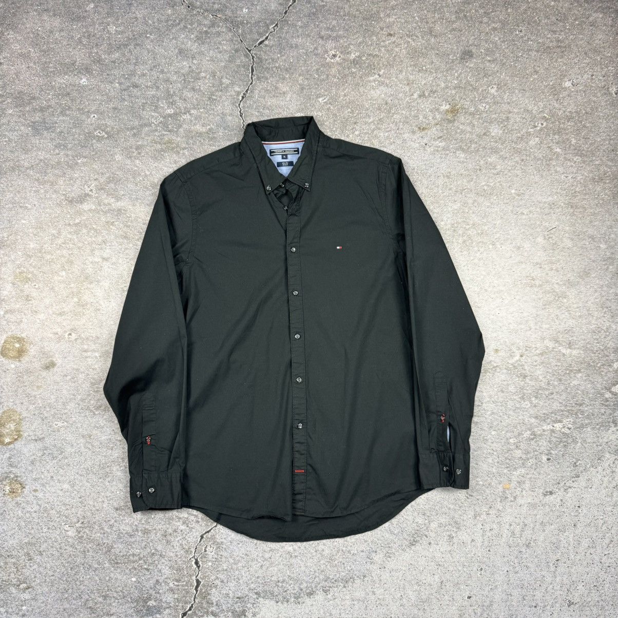 Tommy Hilfiger Premium Tommy Hilfiger Slim Fit Stretch Shirt - Size XL Size US XL / EU 56 / 4 - 1 Thumbnail