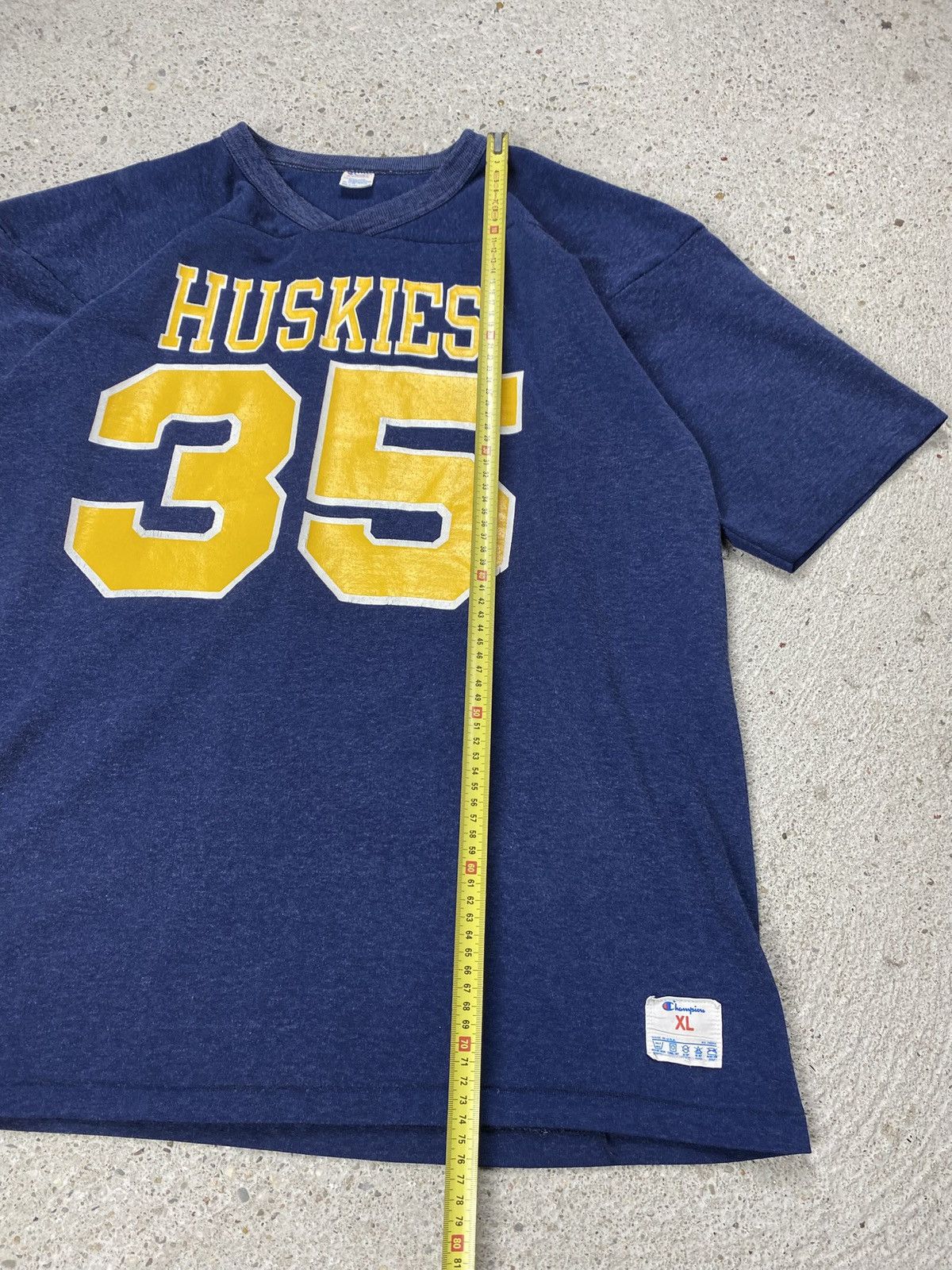 Champion Vintage champion jersey oversized 80s huskies retro baseball Size US XL / EU 56 / 4 - 8 Thumbnail