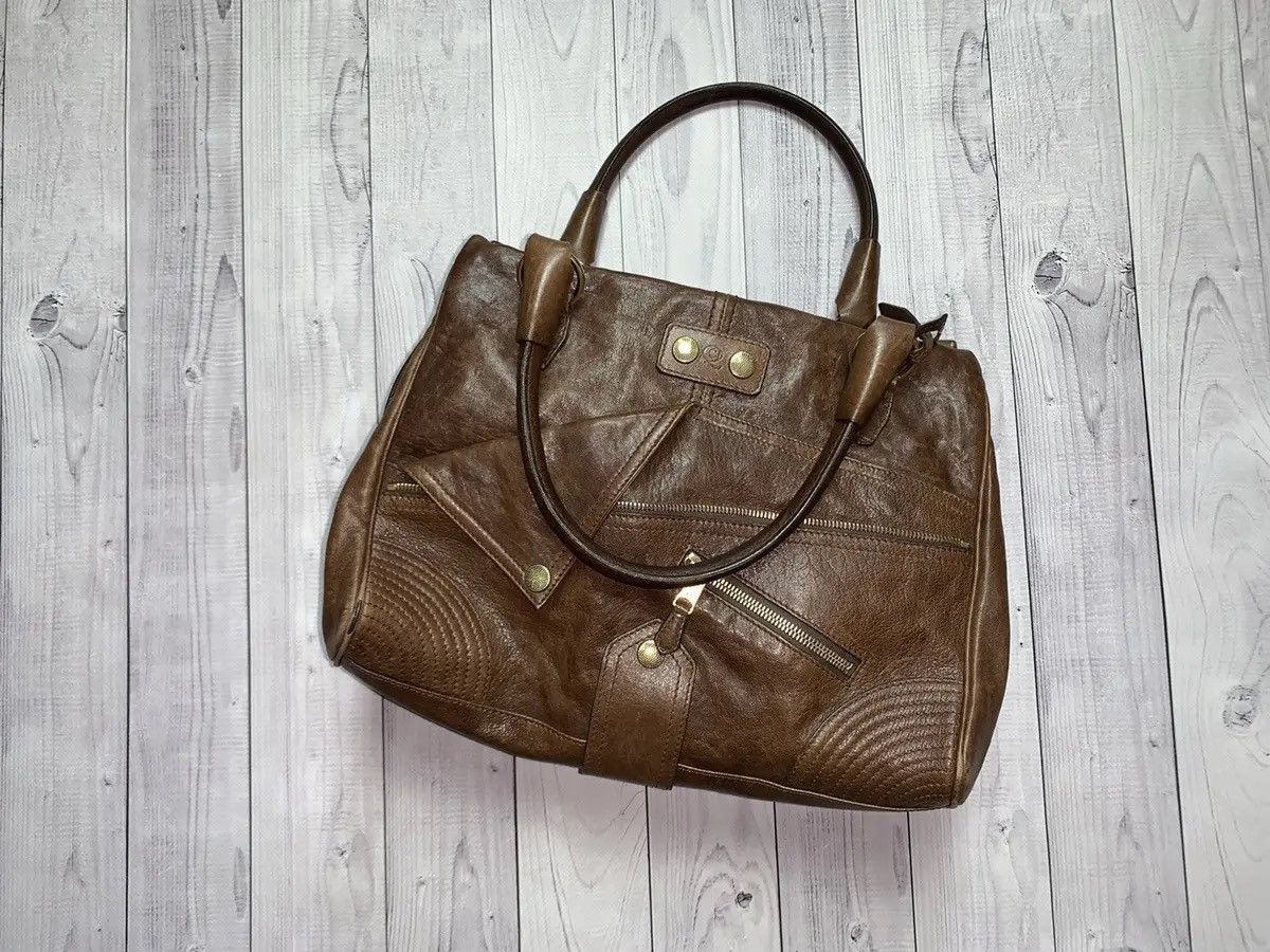 Alexander McQueen Alexander McQueen Vintage Leather Bag brown multi zip Size ONE SIZE - 2 Thumbnail