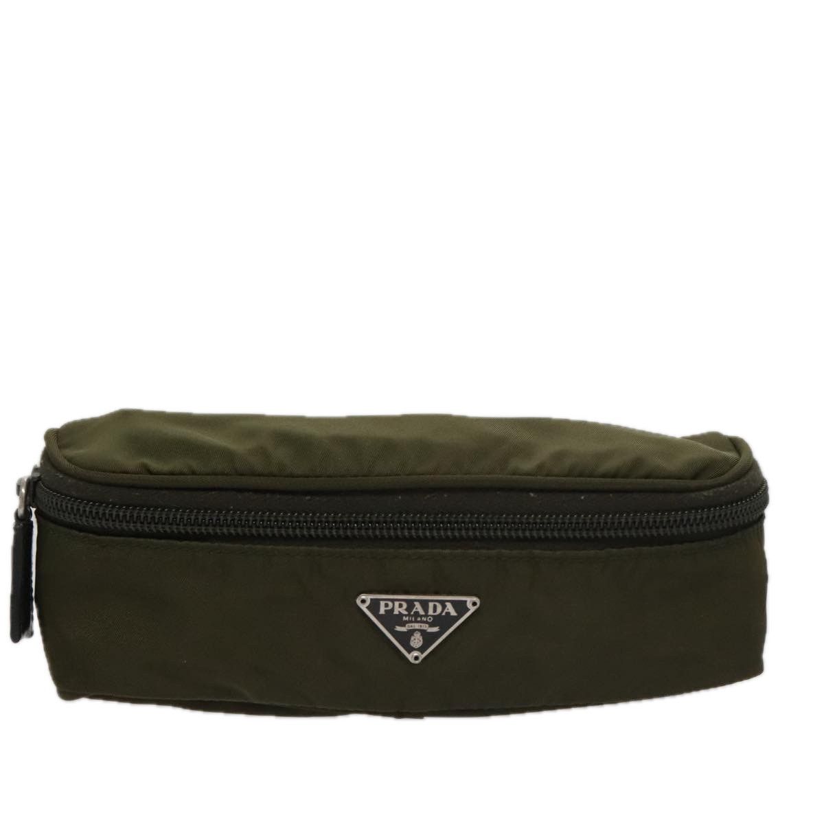 Prada Re-Nylon Khaki Synthetic Clutch Bag (Pre-Owned) Size ONE SIZE - 1 Thumbnail