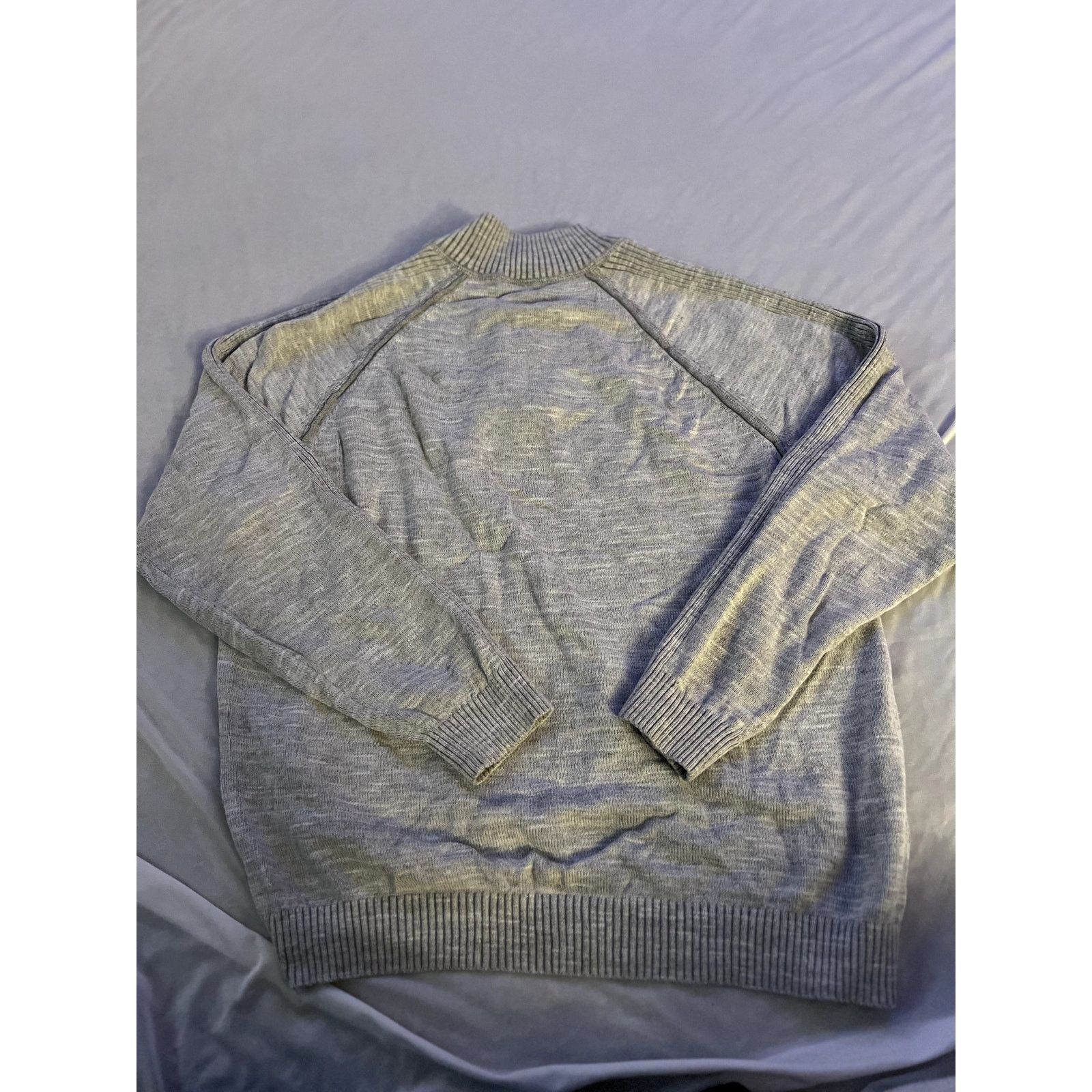 Tommy Bahama Tommy Bahama 100% Cotton 1/4 Zip Sweater - Gray -Size Medium Size US M / EU 48-50 / 2 - 2 Thumbnail