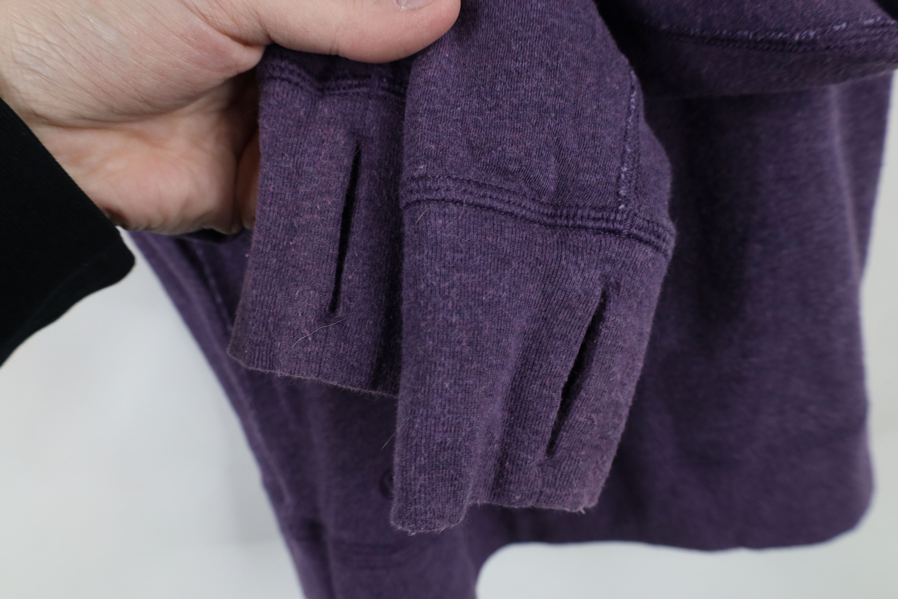 Lululemon × Vintage Lululemon Reversible In A Cinch Funnel Neck Sweater Purple Size XS / US 0-2 / IT 36-38 - 12 Thumbnail