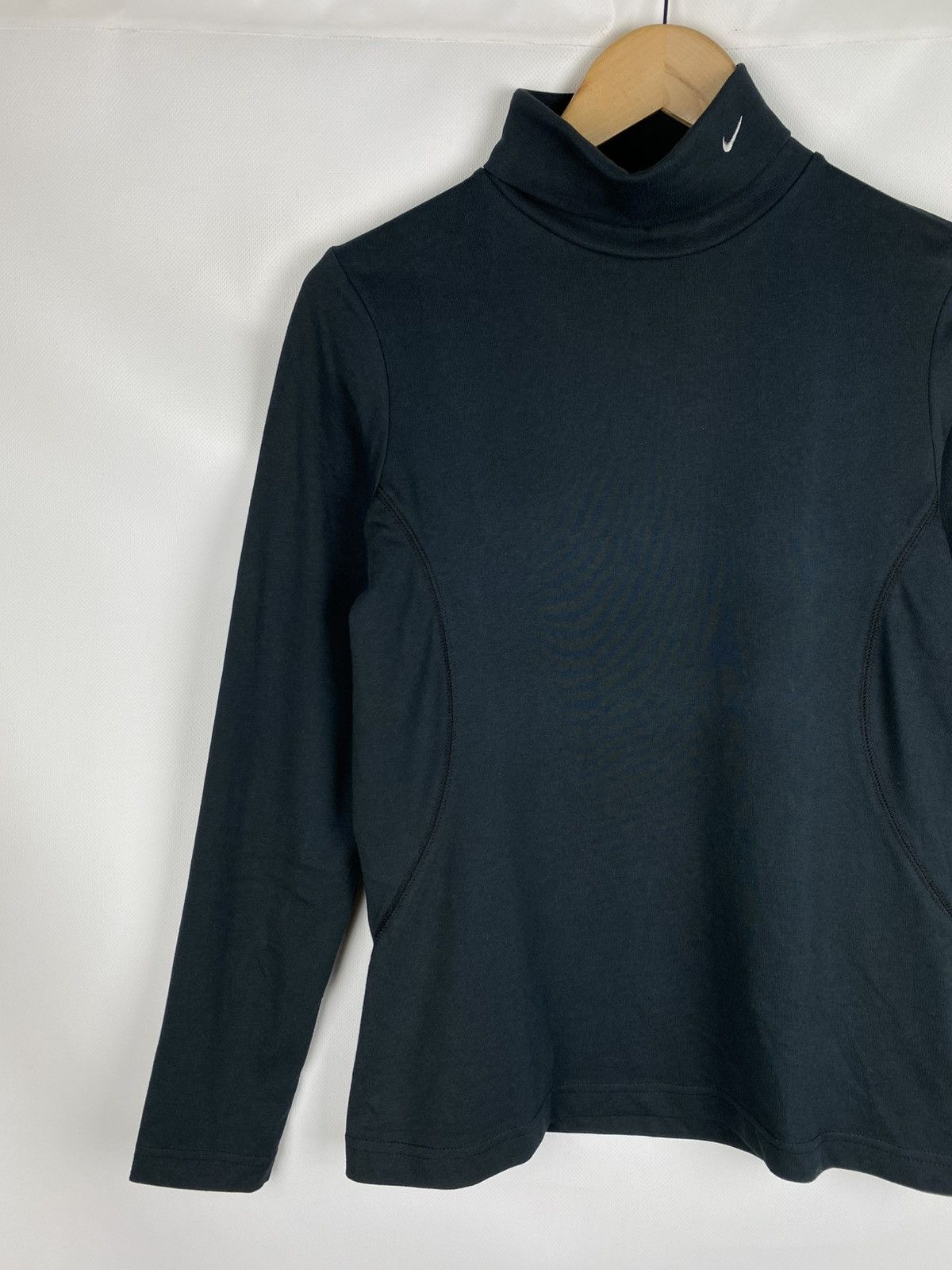 Nike Nike Vintage Y2K Ladies Turtleneck Sweatshirt Pullover Size M / US 6-8 / IT 42-44 - 2 Thumbnail
