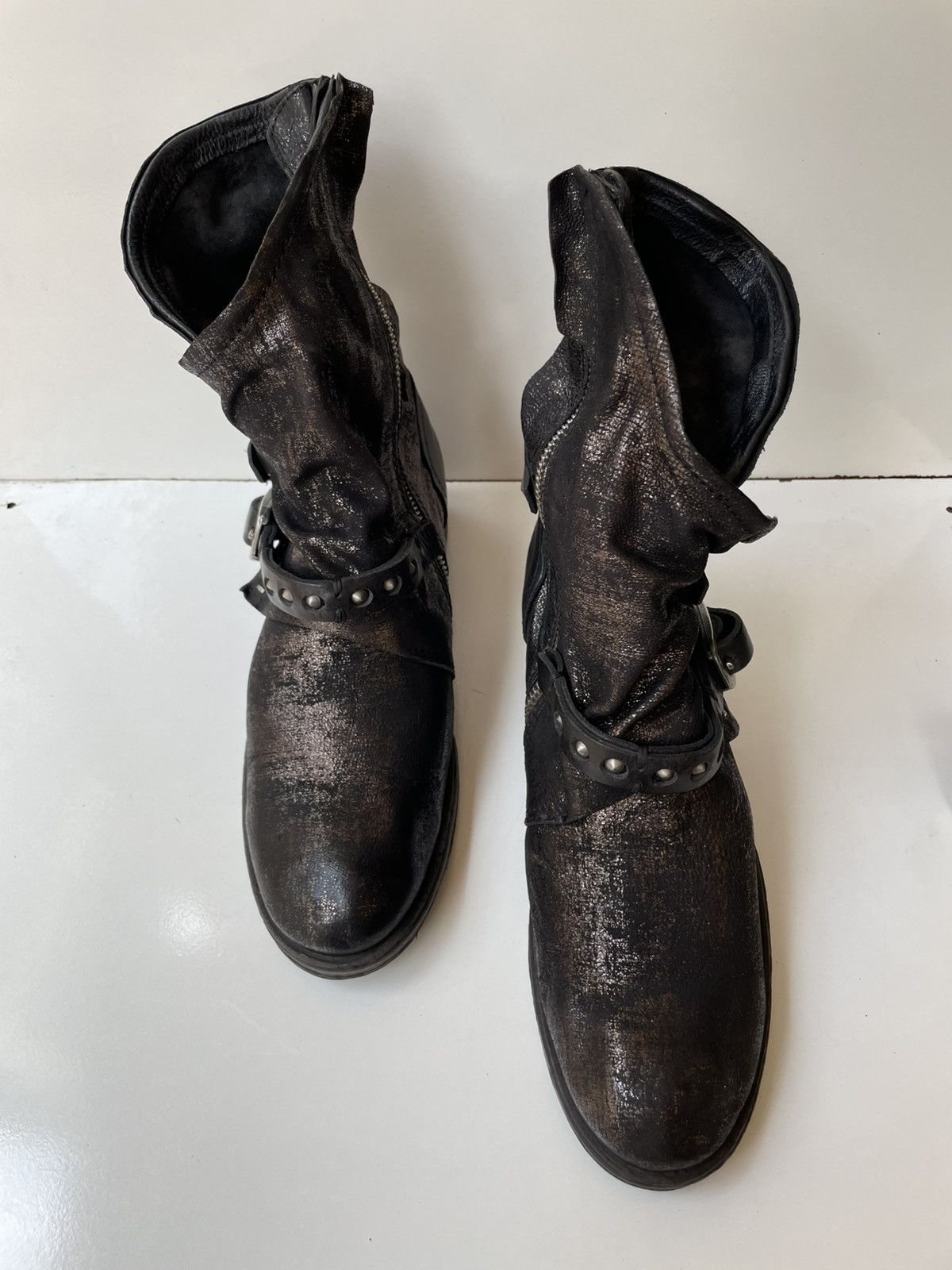 A.S.98 A.S.98 Distressed Boho Women's Ankle Boots EUR 39 /USA 8.5-9 Size US 9 / IT 39 - 13 Thumbnail