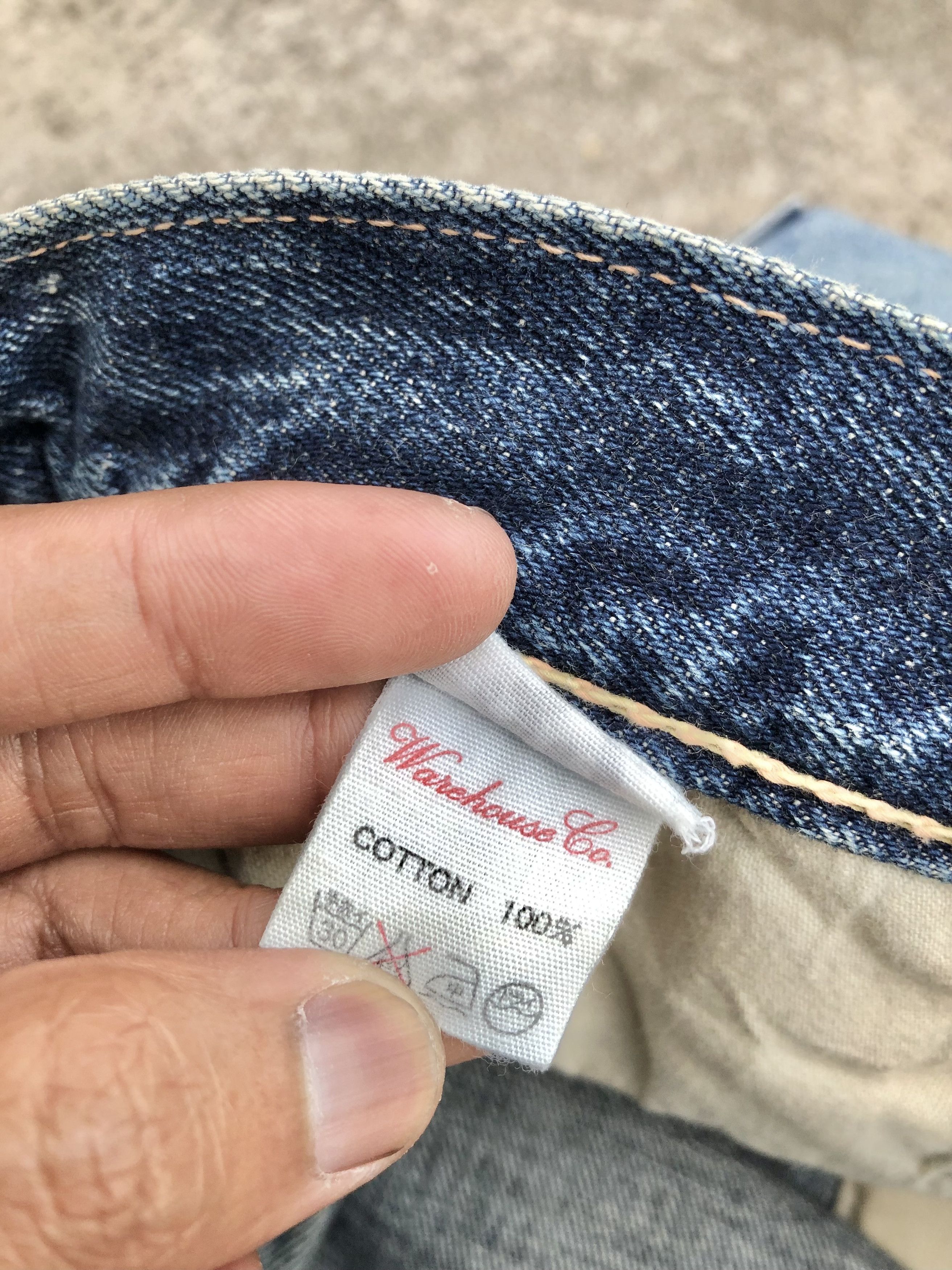 Warehouse & Co. VINTAGE WAREHOUSE DOUBLE WORK SELVEDGE DENIM Size US 31 - 3 Thumbnail