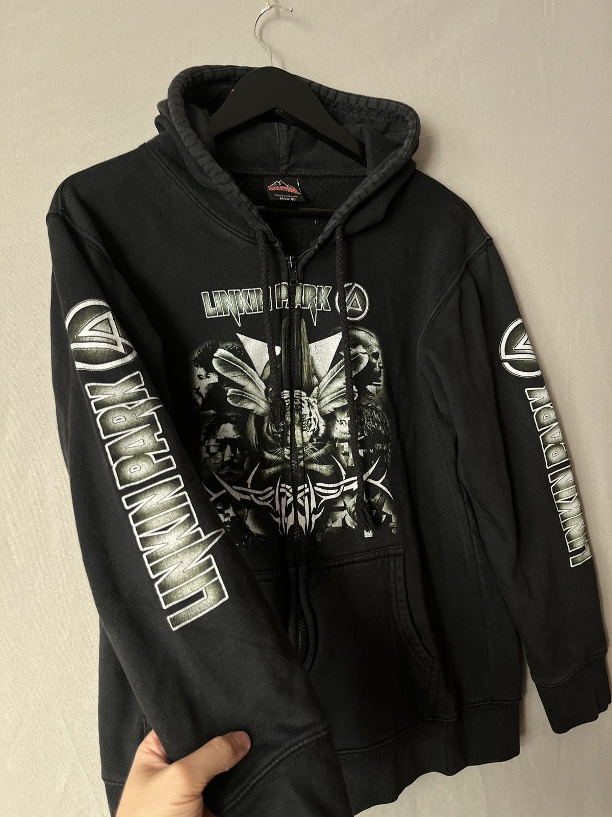 Band Tees Linkin Park Big Print Vintage Hoodie Size US M / EU 48-50 / 2 - 5 Thumbnail