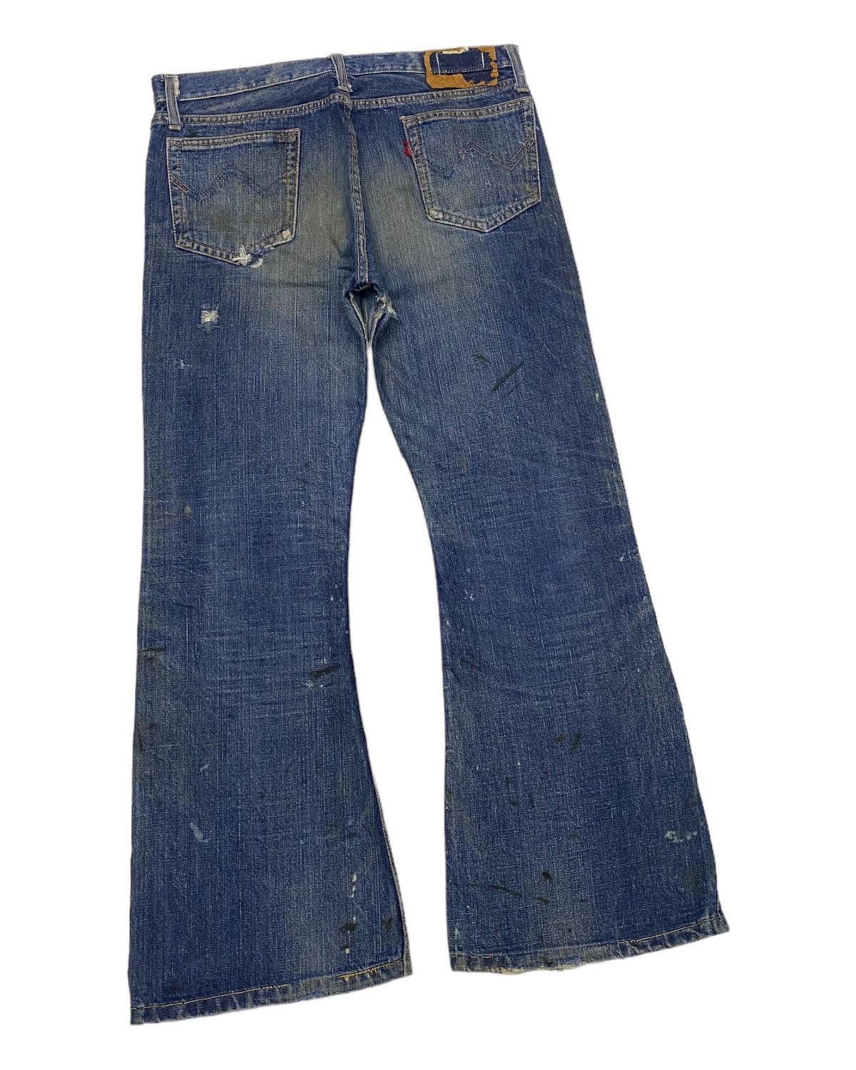 Undercover DISTRESSED DENIM EDWIN PAINTER FLARE UNDERCOVER STYLE DESIGN Size US 33 - 4 Thumbnail