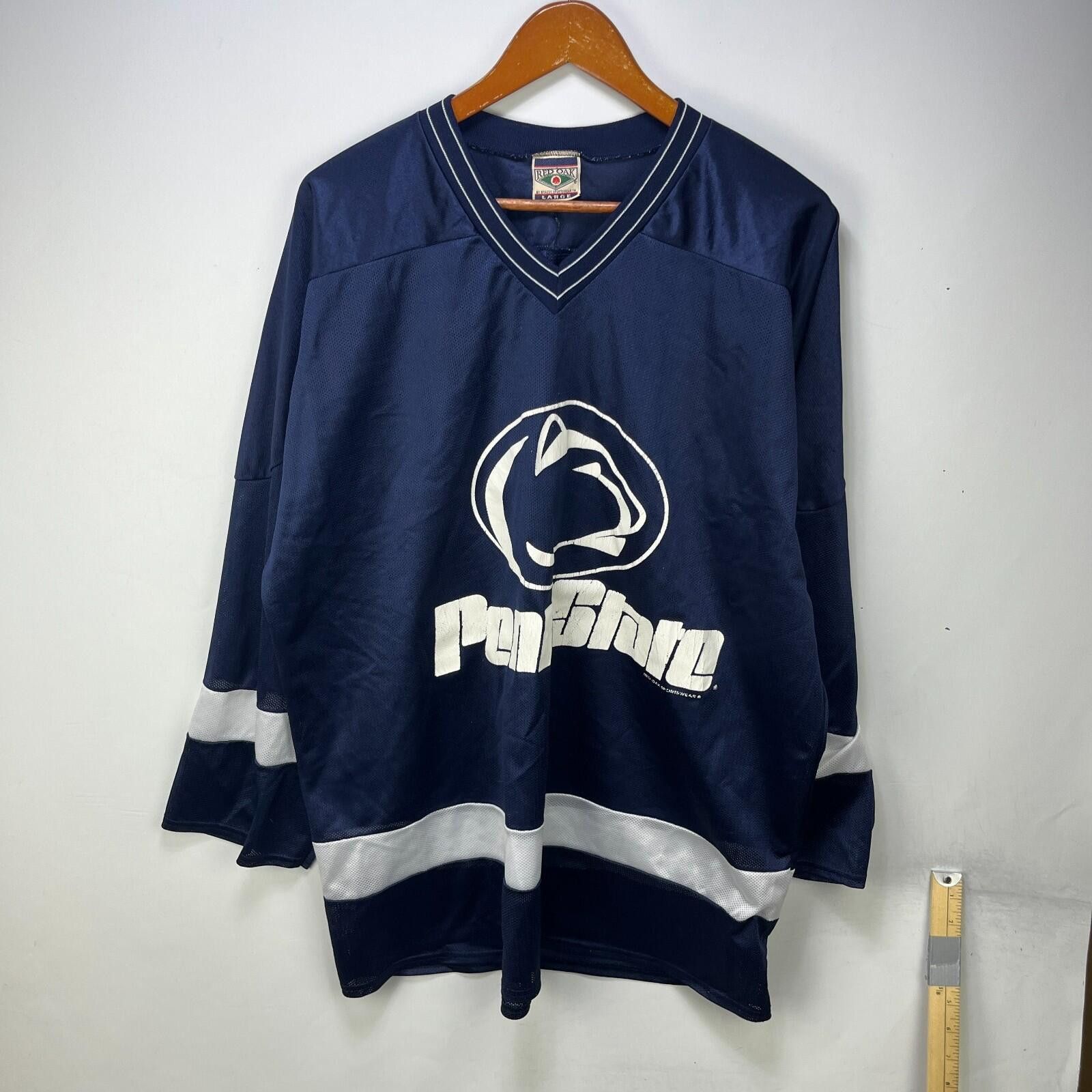 Other Vintage Penn State Nittany Lions Navy Hockey Jersey Large Size ONE SIZE - 1 Thumbnail
