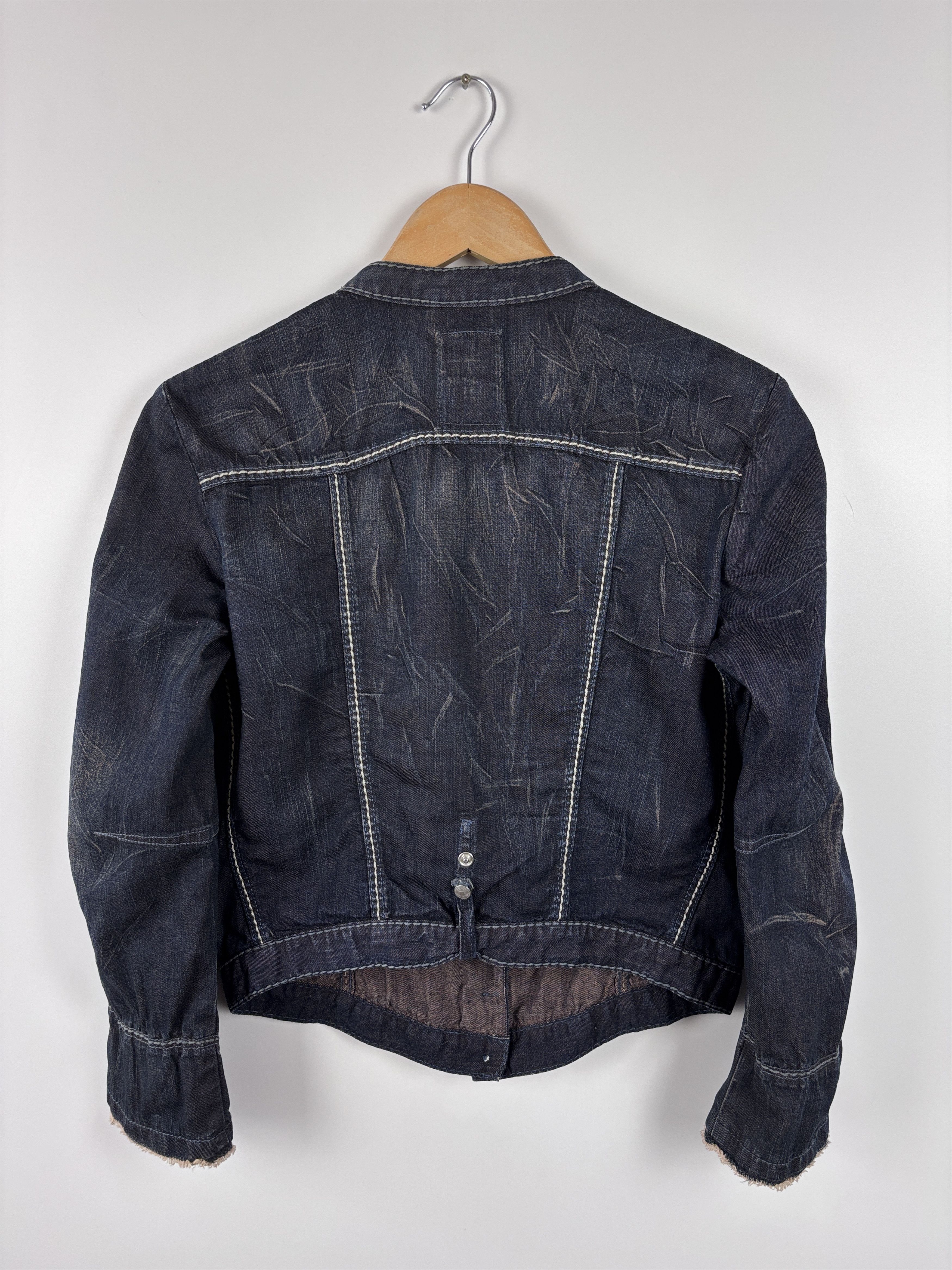 Marithe + Francois Girbaud × Vintage Vintage Marithe Francois Girbaud Denim Jacket Trucker US 27 Size M / US 6-8 / IT 42-44 - 4 Thumbnail