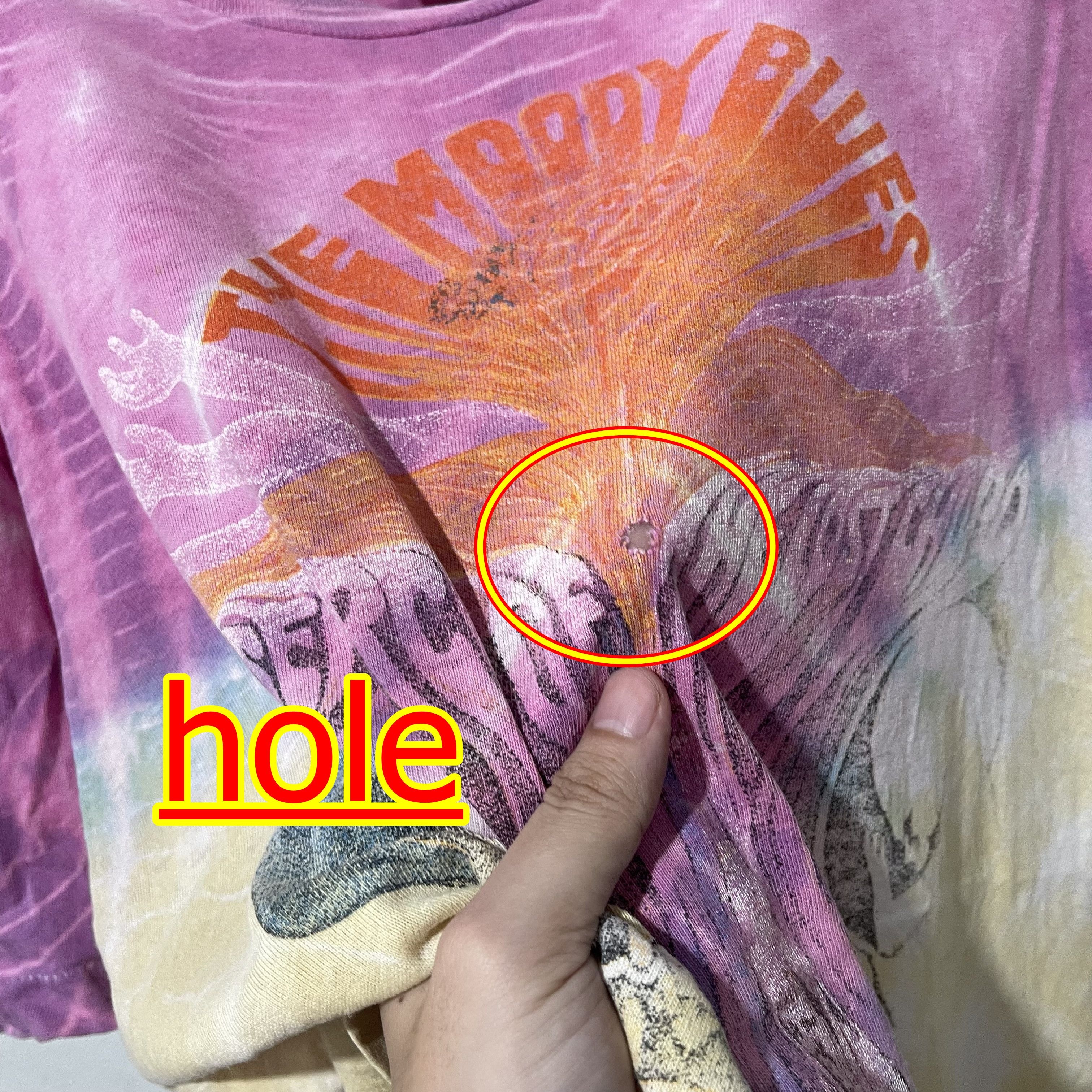 Vintage Vintage 90s The Moody Blues In Search Of The Lost Chord Tee Size US XL / EU 56 / 4 - 8 Thumbnail