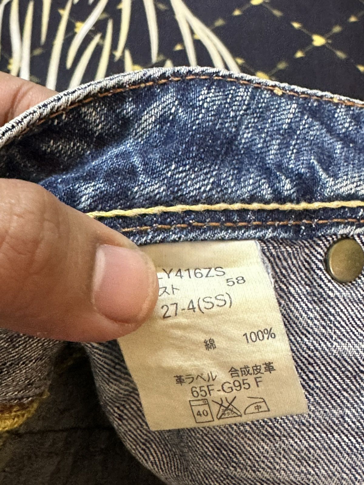 Tornado Mart Vintage Brappers Flare Bootcut Whiskers Distressed Denim Size US 29 - 7 Thumbnail
