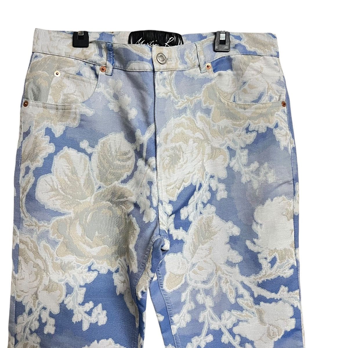 Martine Rose New Mens Martine Rose Floral Embroidered Jeans Pants Size US 32 / EU 48 - 3 Thumbnail