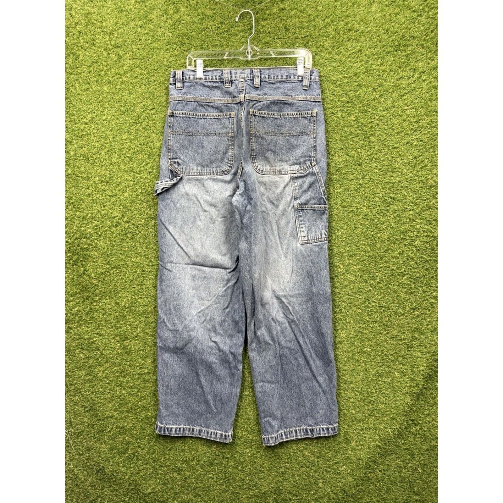 Denime VINTAGE Emergency Exit Jeans Mens 34x32 Denim 5-Pocket Bootcut Cotton Blue 90s Womens? Size US 34 / EU 50 - 2 Thumbnail