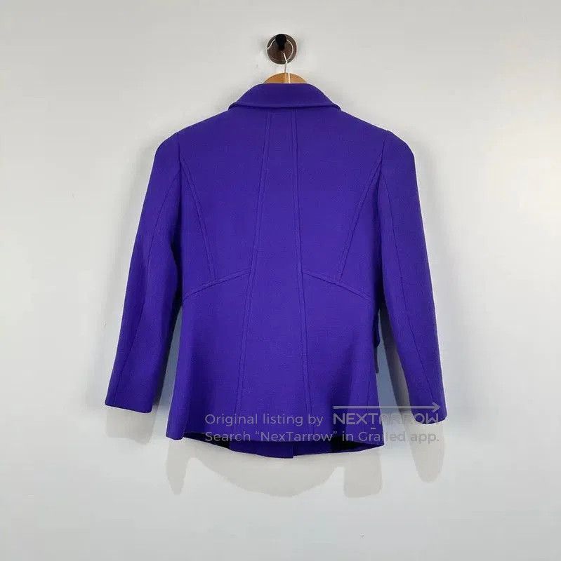 Versace Versace Purple Wool Women's Jacket . Size M / US 6-8 / IT 42-44 - 2 Thumbnail