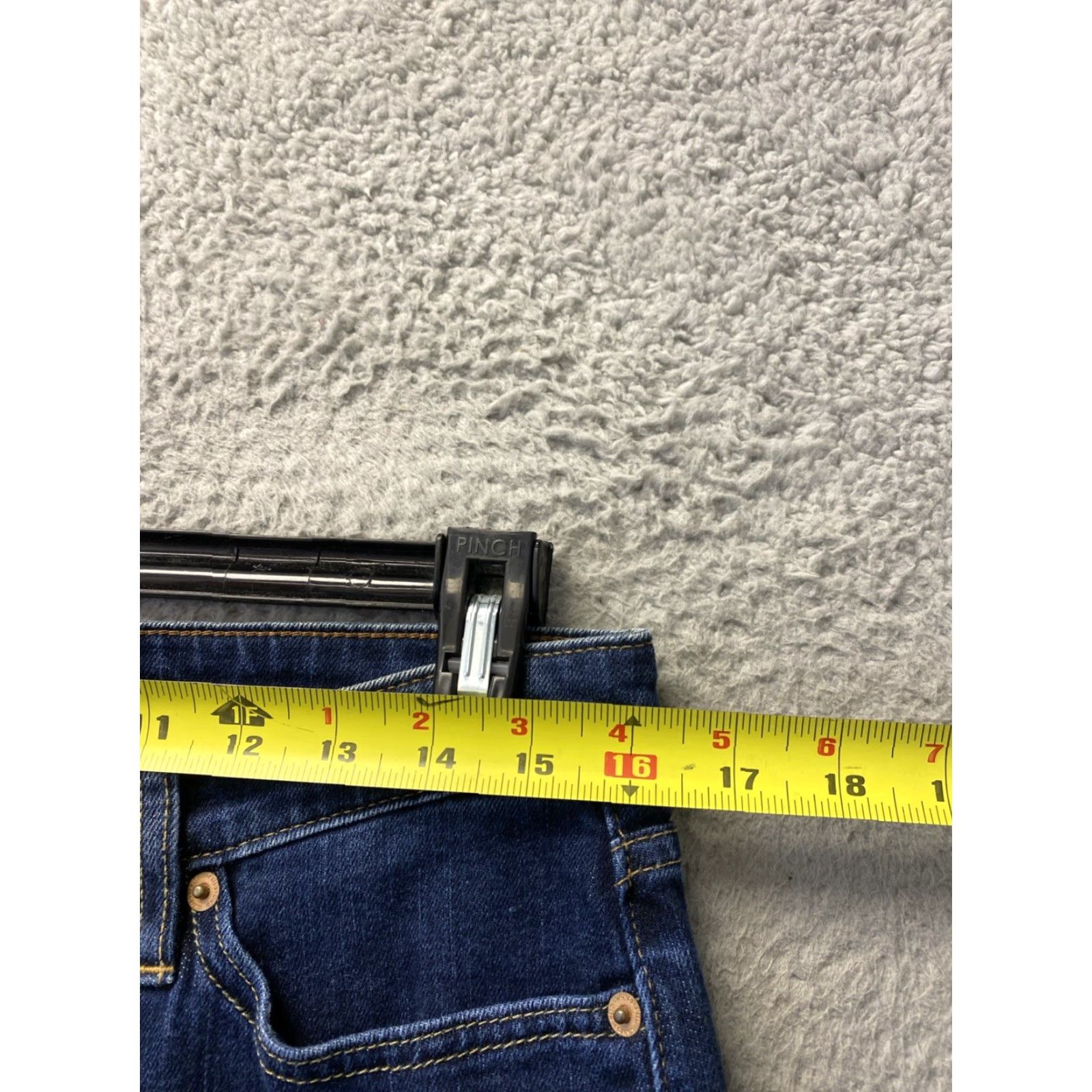 Lands' End Lands' End Jeans Women’s 10 Mid Rise Blue Denim Straight Leg Crop 26 In Inseam Regular 32 in Waist Womens Size 32" / US 10 / IT 46 - 5 Thumbnail