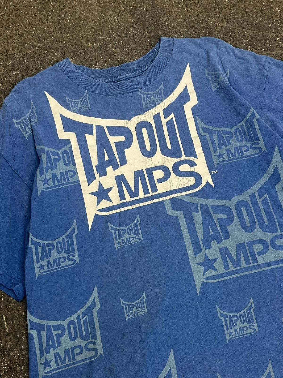 Tapout × Vintage Tap out y2k all over print shirt grunge skater rare hype Size US XL / EU 56 / 4 - 3 Thumbnail