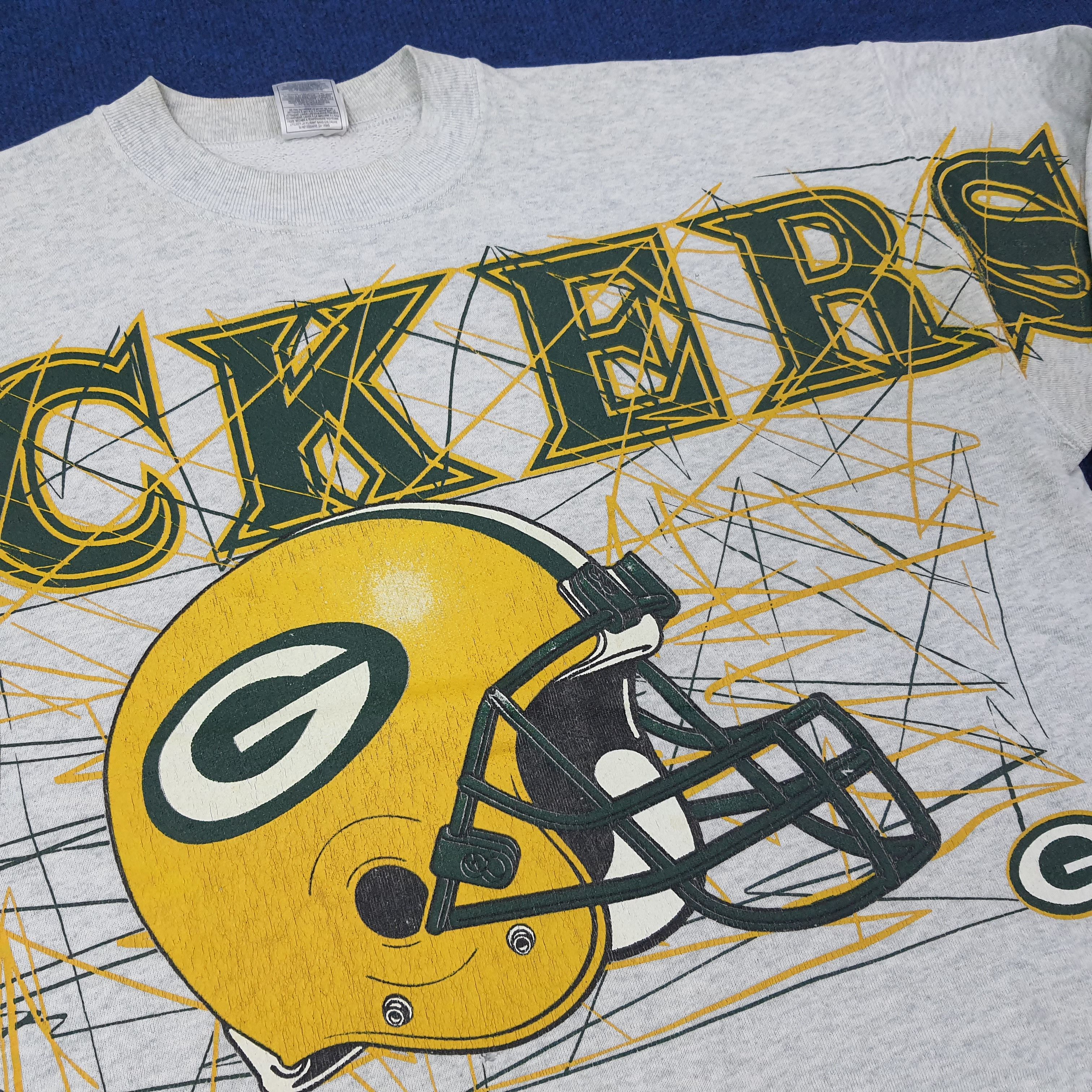 NFL Vintage NFL Green Bay Packers Team Sweatshirt C264N11 Size US XL / EU 56 / 4 - 2 Thumbnail