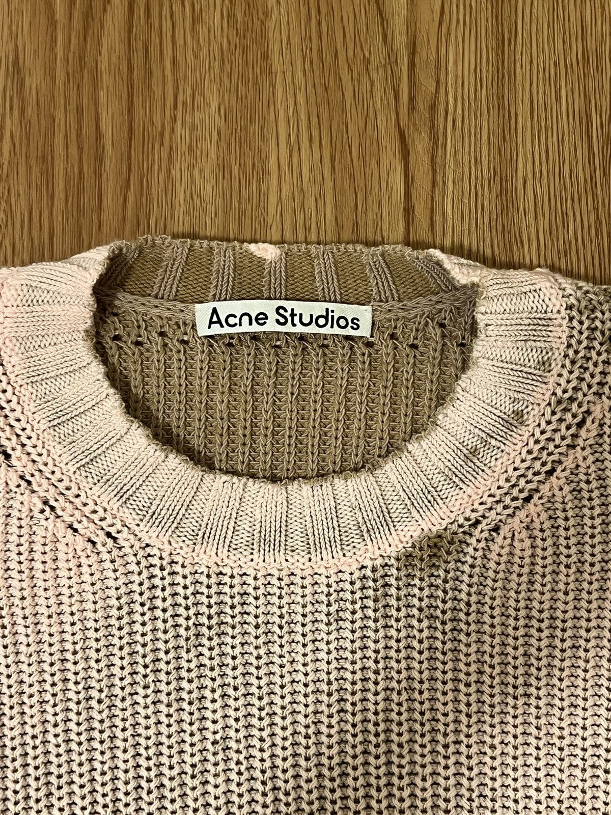 Acne Studios Acne Studios Pink Patch Sweater Size S / US 4 / IT 40 - 7 Thumbnail