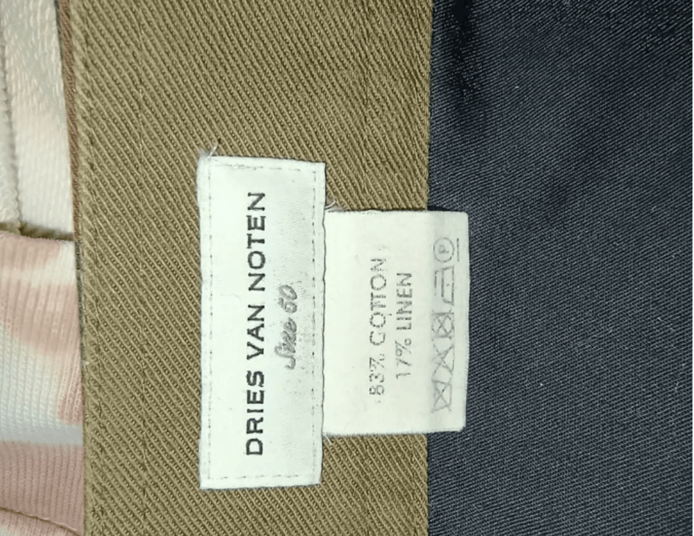 Dries Van Noten × Vintage Dries Van Noten Pants Baggy Wide Linen Jeans Denim EX0055 Size US 32 / EU 48 - 3 Thumbnail