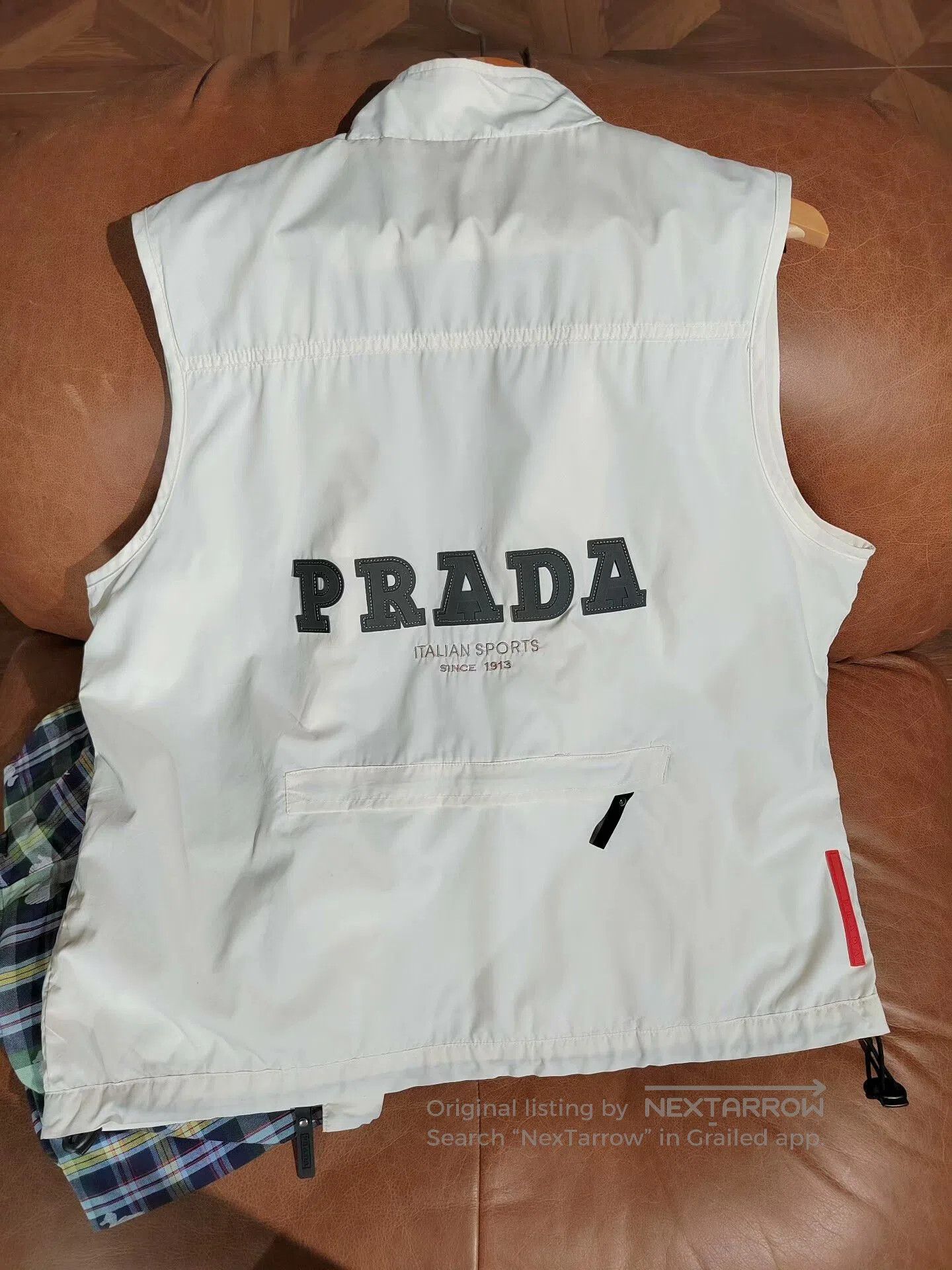 Prada Prada White Sports Vest for Men. Size US XL / EU 56 / 4 - 2 Thumbnail