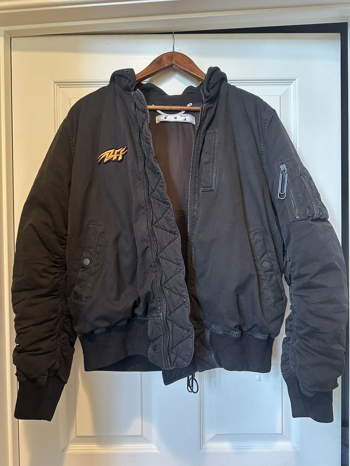 Off-White ***Rare*** Off White Bomber Jacket Size Medium Size US M / EU 48-50 / 2 - 10 Thumbnail
