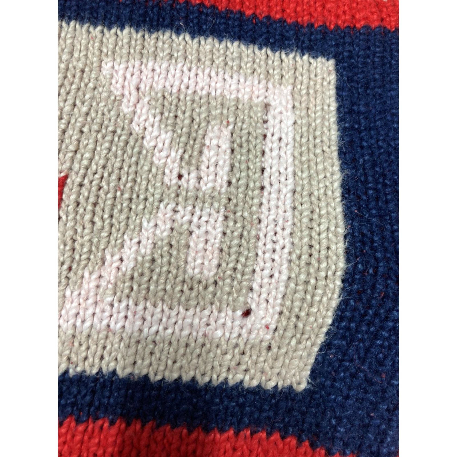 Vintage VINTAGE ramie cotton knit sweater chunky thick Aztec geometric design womens Lg Size L / US 10 / IT 46 - 6 Thumbnail