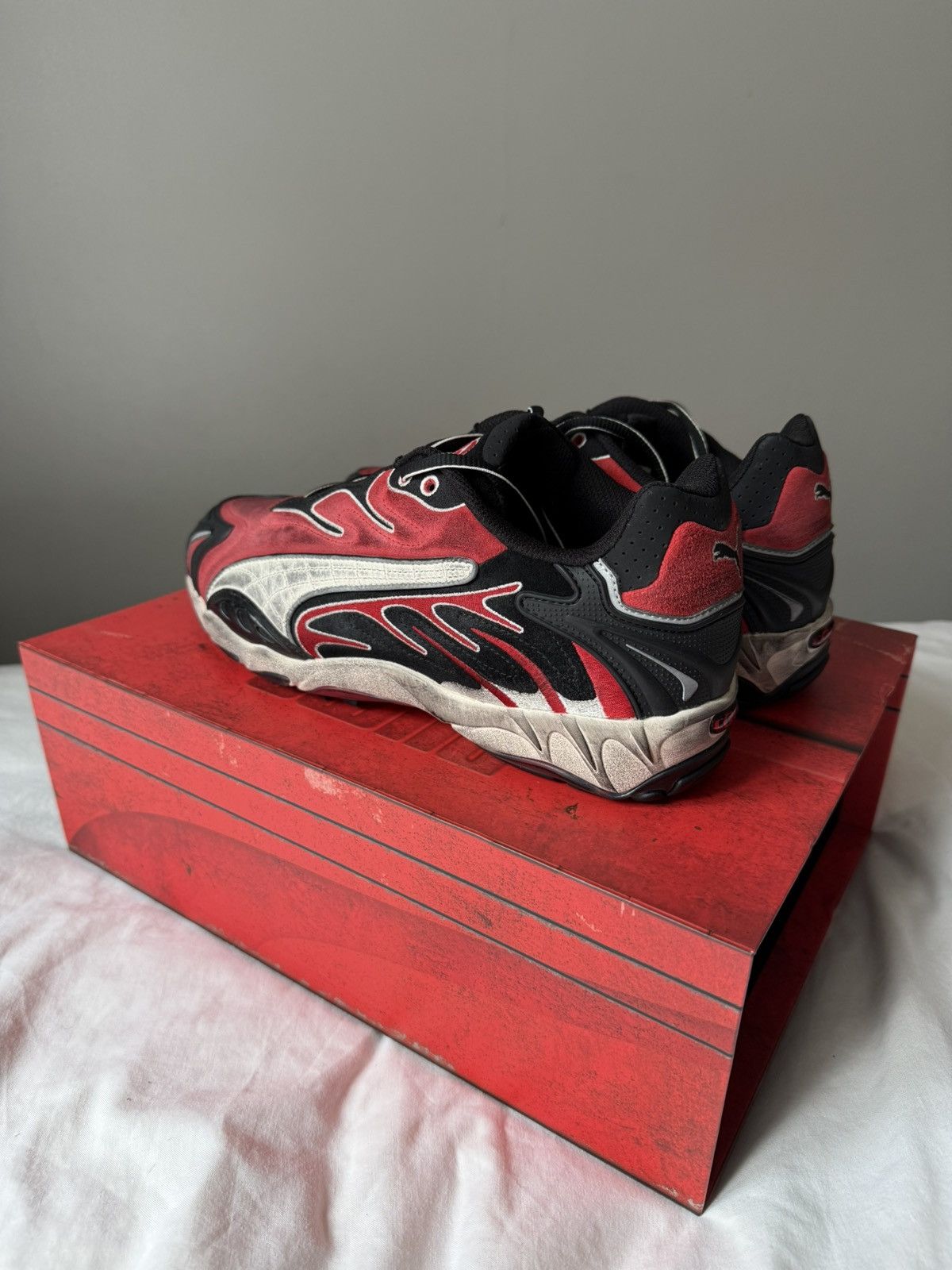 A$AP Rocky × Puma ASAP ROCKY PUMA INHALE DISTRESSED TRAINERS Size US 10 / EU 43 - 9 Thumbnail