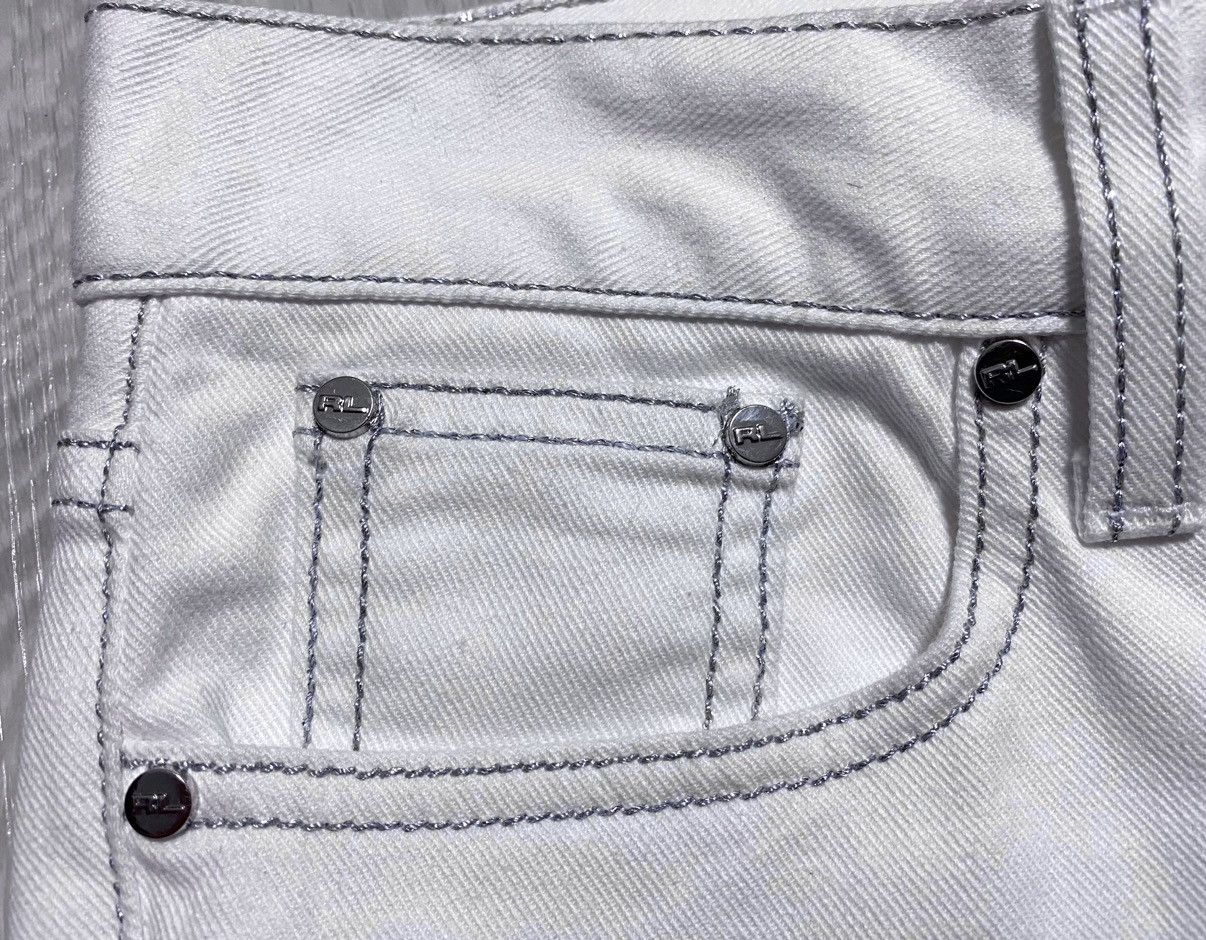 Ralph Lauren Black Label Womens Ralph Lauren 380 Black Label White Flared Jeans Denim Size 27" / US 4 / IT 40 - 7 Thumbnail