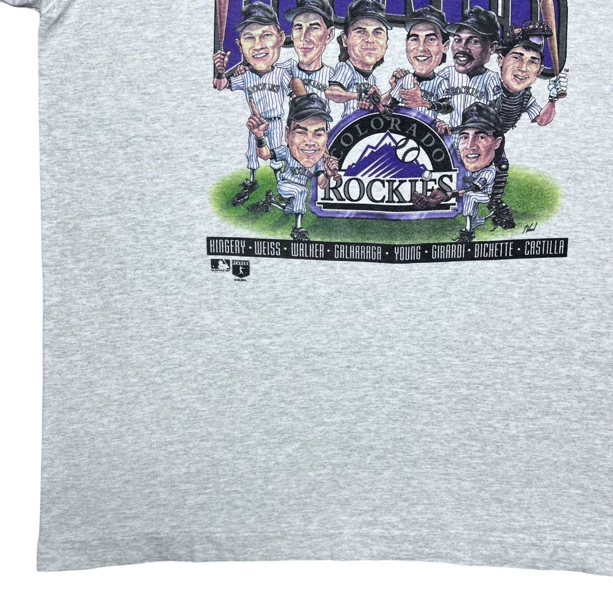 Salem Sportswear 1995 MLB Colorado Rockies Characters Salem Sportswear Tee Size US XL / EU 56 / 4 - 7 Thumbnail