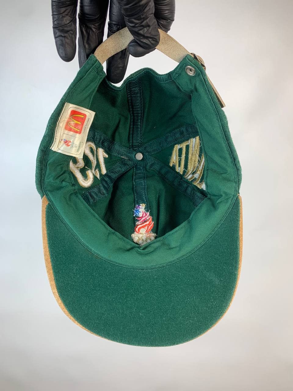 Vintage Olympic Games Atlanta 1996 Cap Hat Green vintage Size ONE SIZE - 6 Thumbnail
