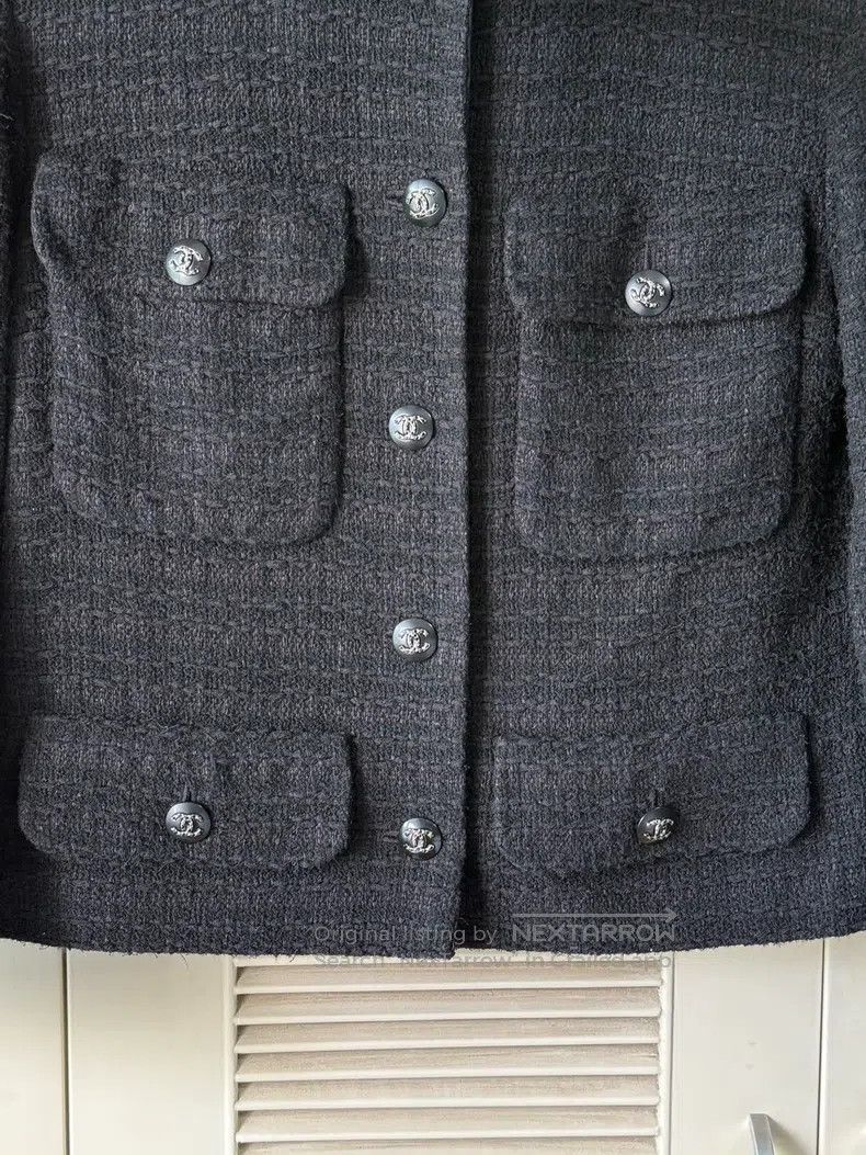 Chanel Chanel Black four-pocket jacket Size XXS / US 00 / IT 34 - 4 Thumbnail