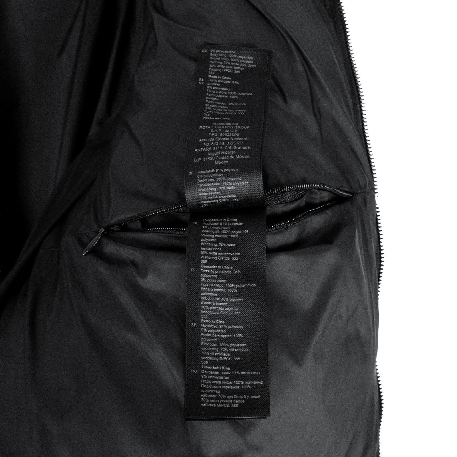 Sandro Sandro Paris Matte Black Sleeve Logo Down Puffer Jacket Size US XL / EU 56 / 4 - 9 Thumbnail