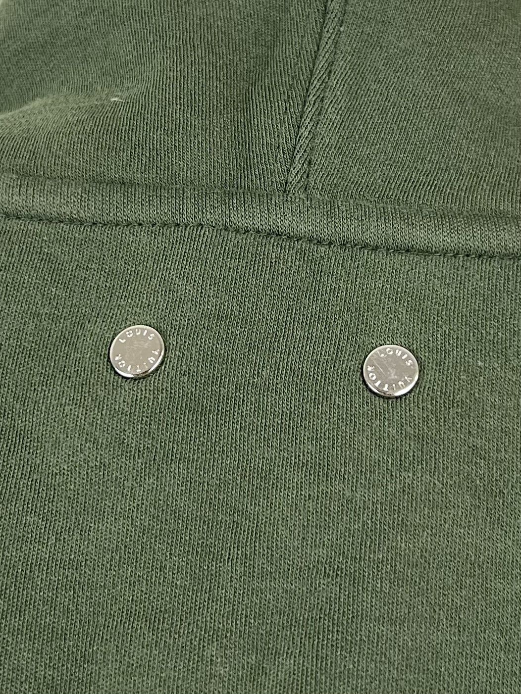 Louis Vuitton LOUIS VUITTON Zip Hoodie Cotton LV Logo Dark Olive Men’s Size US L / EU 52-54 / 3 - 16 Thumbnail