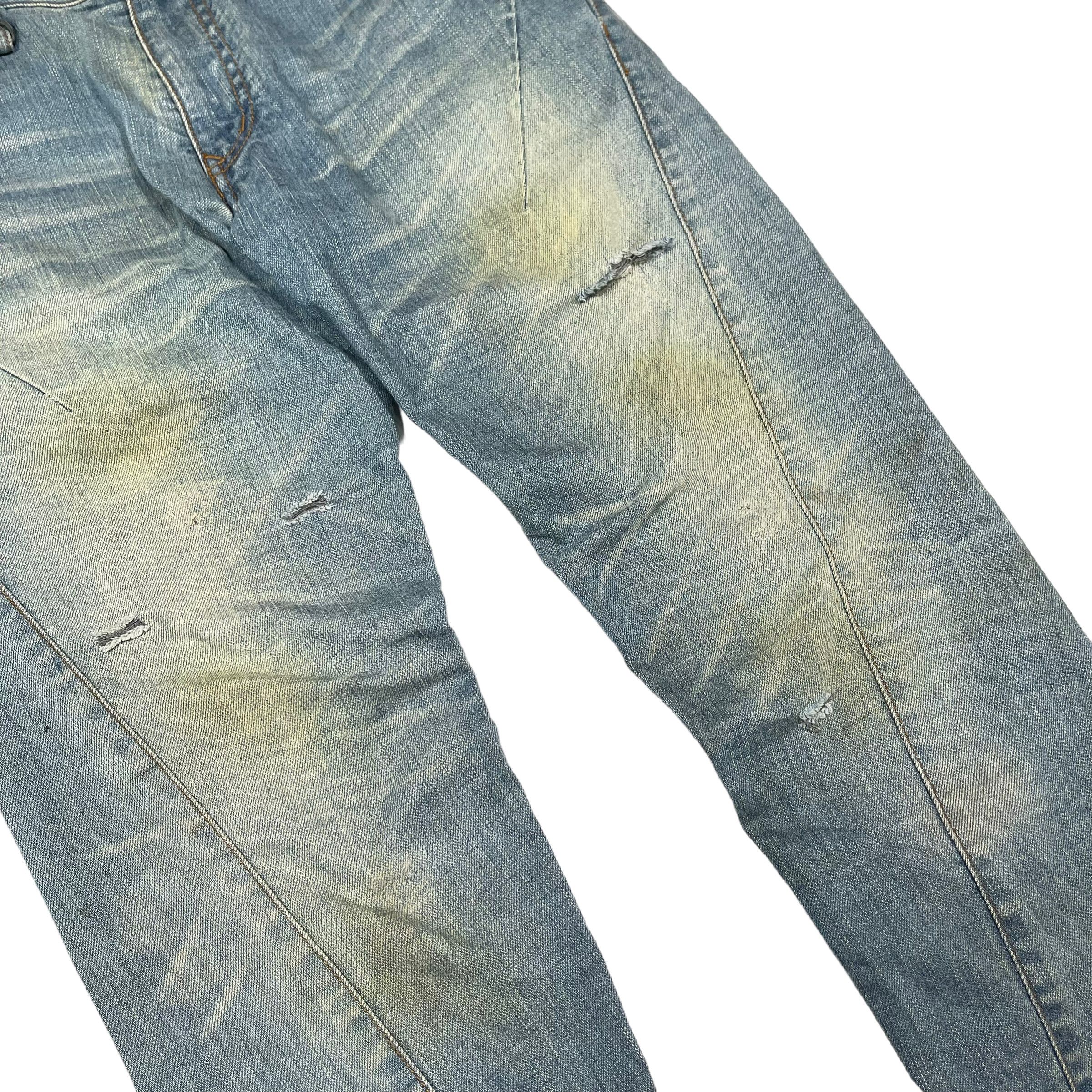 Issey Miyake × Tete Homme Tete Homme Flare Tactical Pocket Washed Denim Pants Size US 29 - 6 Thumbnail