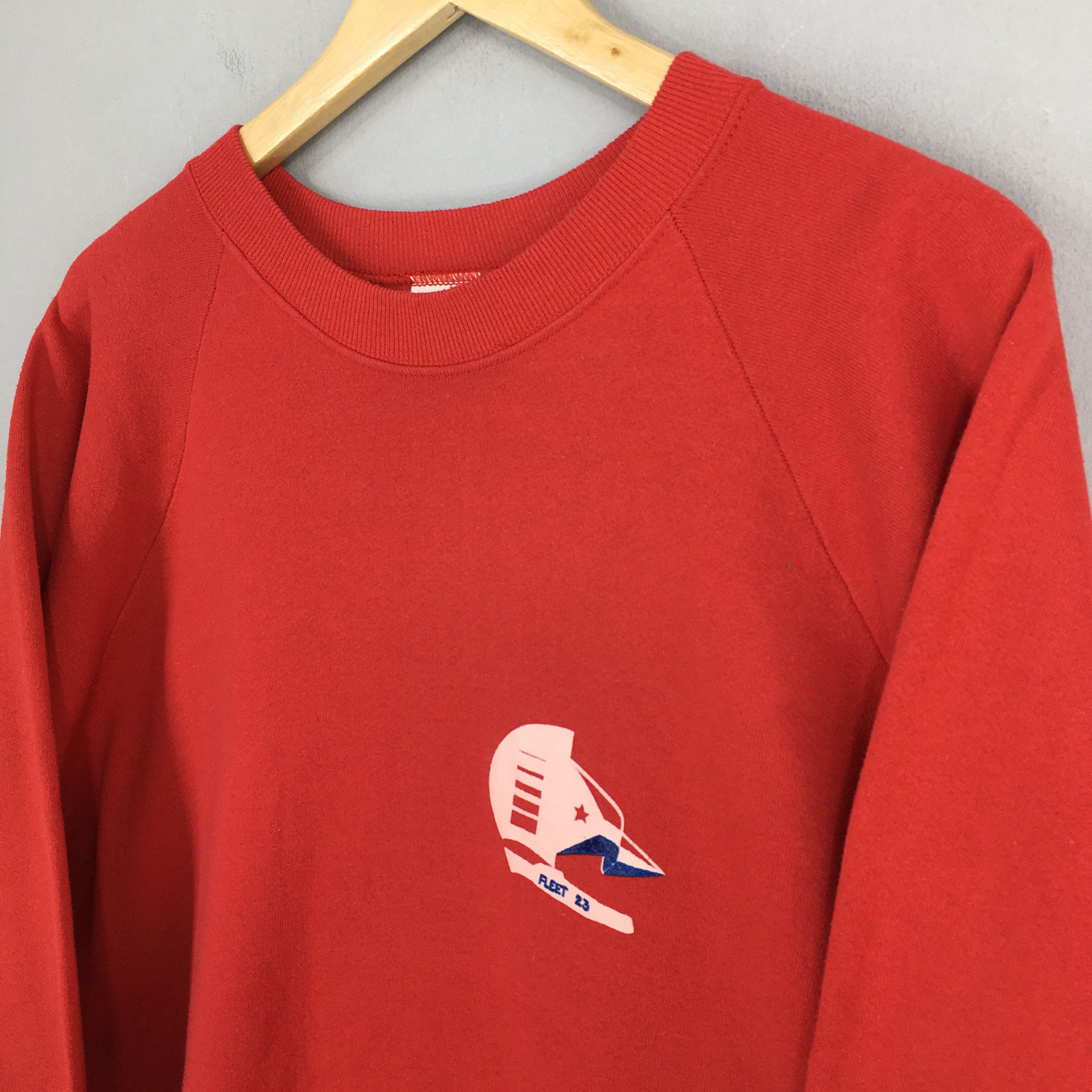 Billabong × Fruit Of The Loom Vintage 90s Sailing Beach Printed Sweatshirt XLarge Size US XL / EU 56 / 4 - 5 Thumbnail