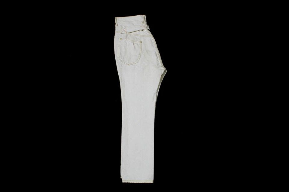 Kapital Kapital Japan Sarouel Pants Denim Jeans Cinch Back White Size US 28 / EU 44 - 4 Thumbnail