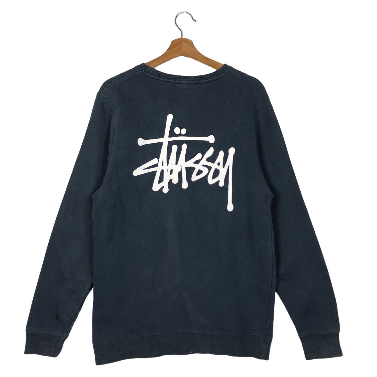 Stussy 🔥90’s Vintage Crewneck Sweatshirt Stussy Big Logo Spell Out Size US S / EU 44-46 / 1 - 8 Thumbnail