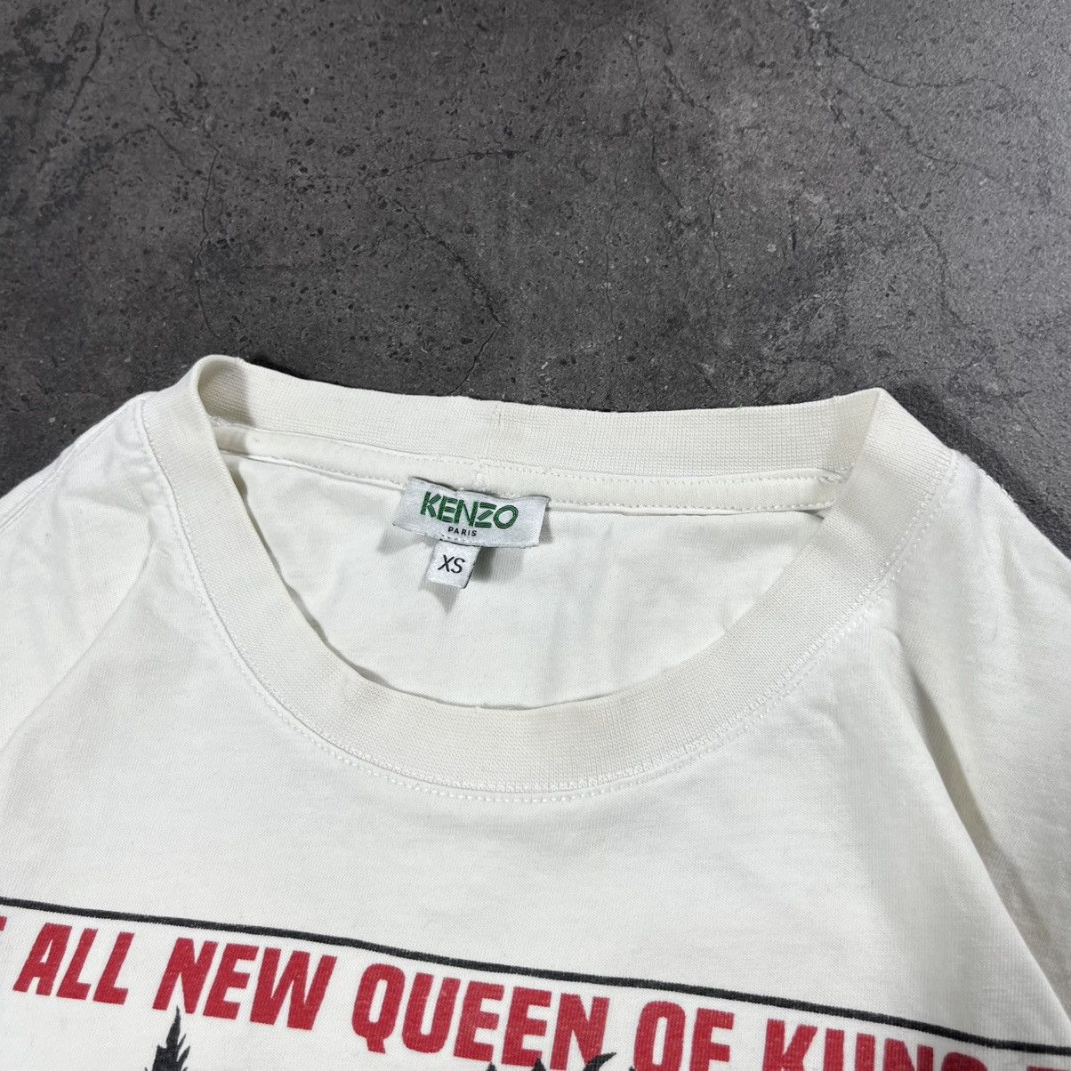 Kenzo Vintage 00s Kenzo Dragon Kick Kung Fu Big Logo Tee Tshirt Size US XS / EU 42 / 0 - 9 Thumbnail