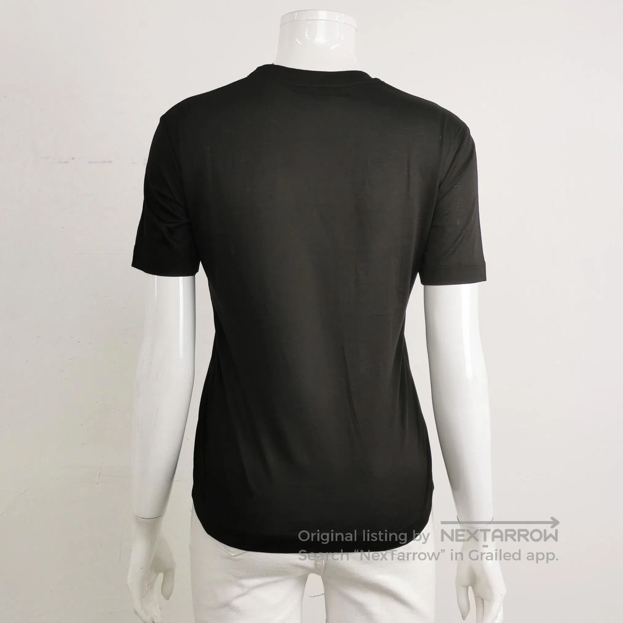Prada Prada Black Cotton Logo T. Size XXS / US 00 / IT 34 - 1 Thumbnail